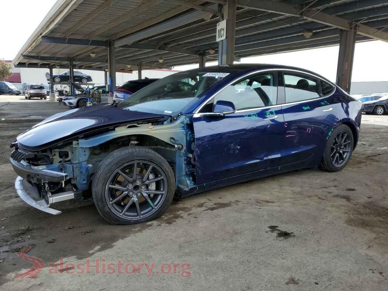 2018 TESLA MODEL 3 — VIN 5YJ3E1EA1JF034666