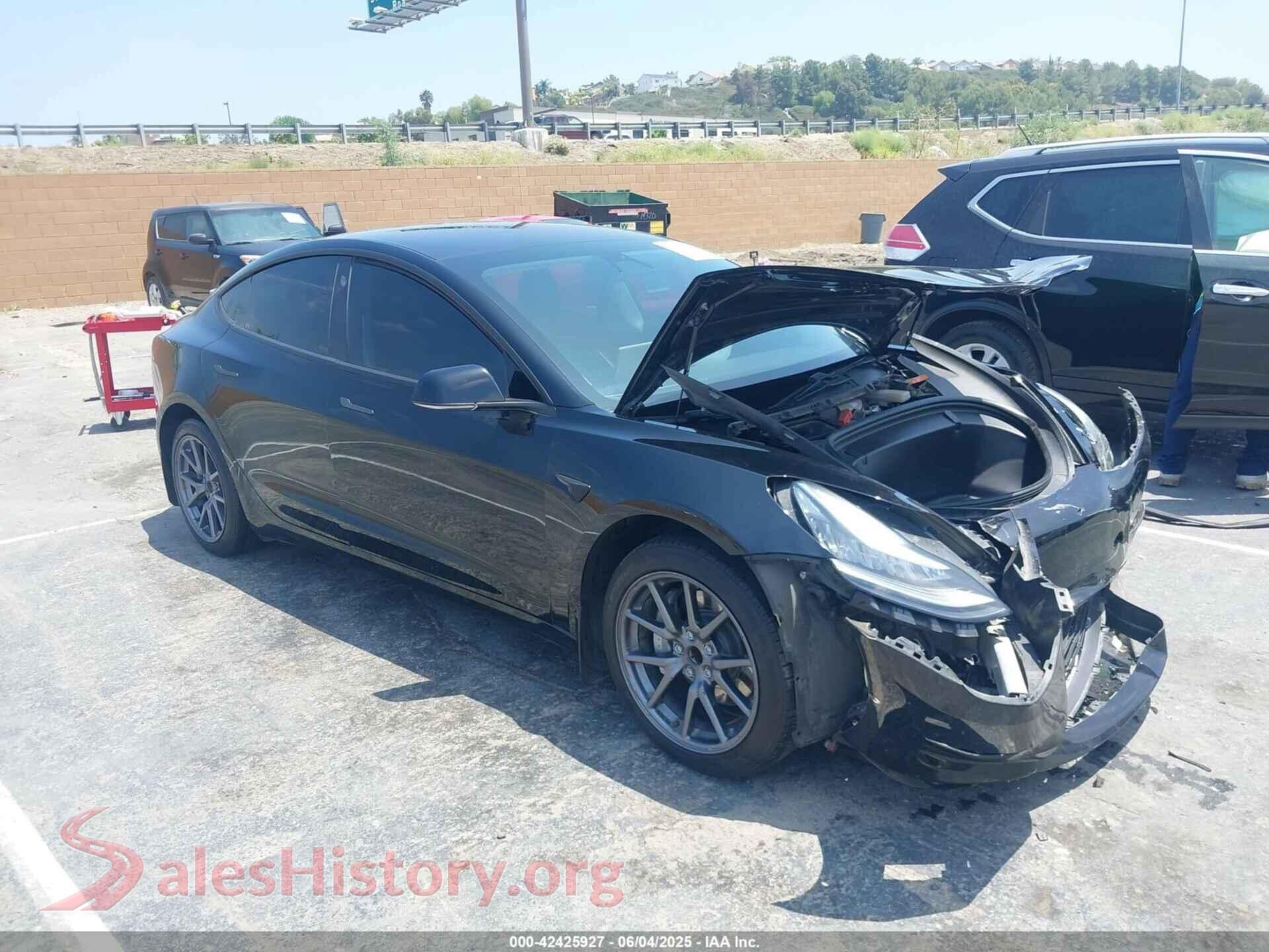 2018 TESLA MODEL 3 — VIN 5YJ3E1EA1JF123363