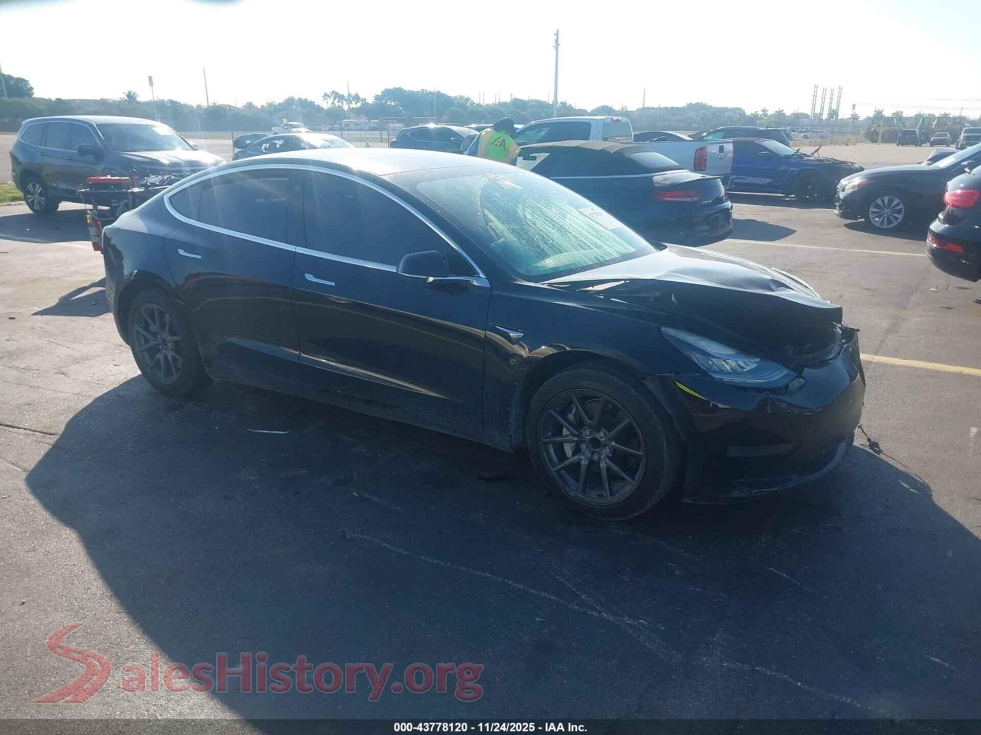 2020 TESLA MODEL 3 — VIN 5YJ3E1EA1LF427506