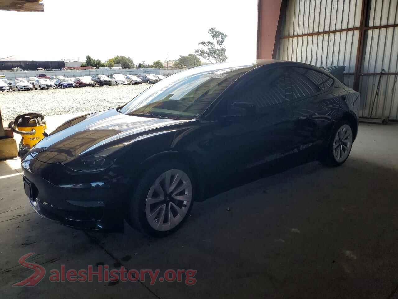 2022 TESLA MODEL 3 — VIN 5YJ3E1EA1NF187098