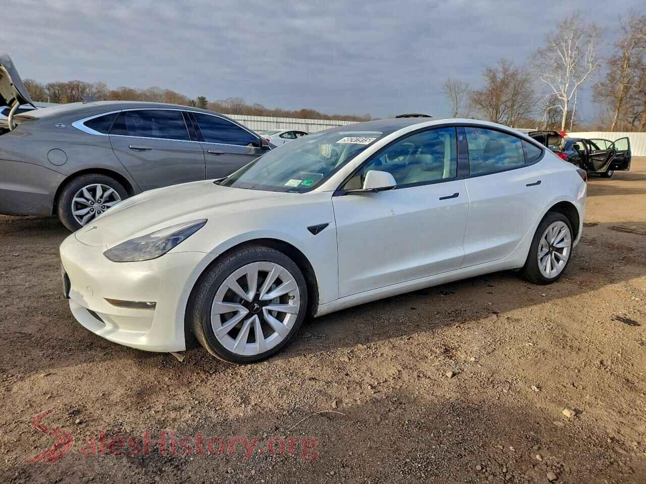 2022 TESLA MODEL 3 — VIN 5YJ3E1EA1NF368458