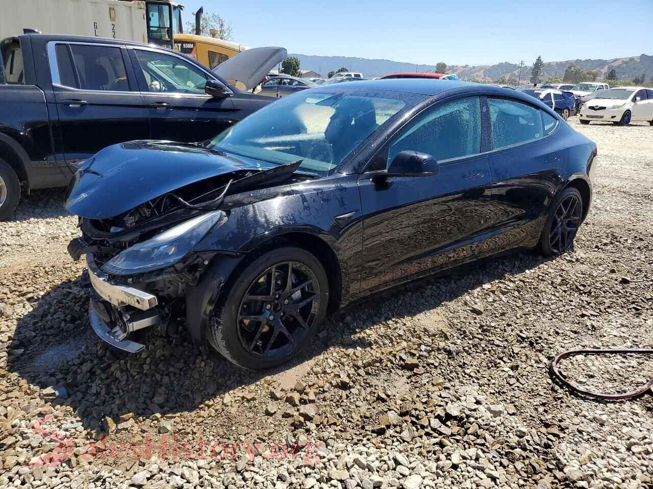 2023 TESLA MODEL 3 — VIN 5YJ3E1EA1PF448393