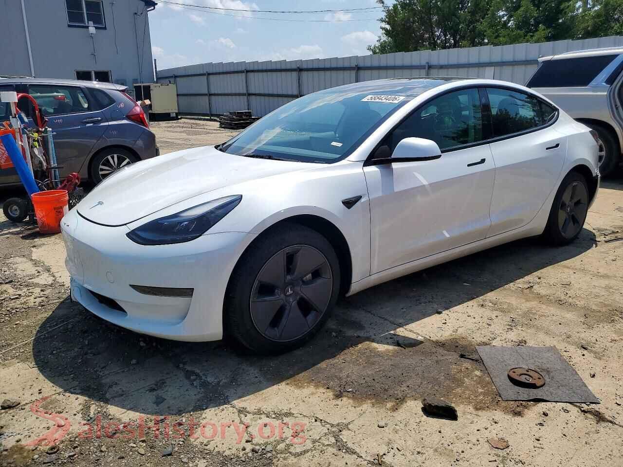 2023 TESLA MODEL 3 — VIN 5YJ3E1EA1PF477442