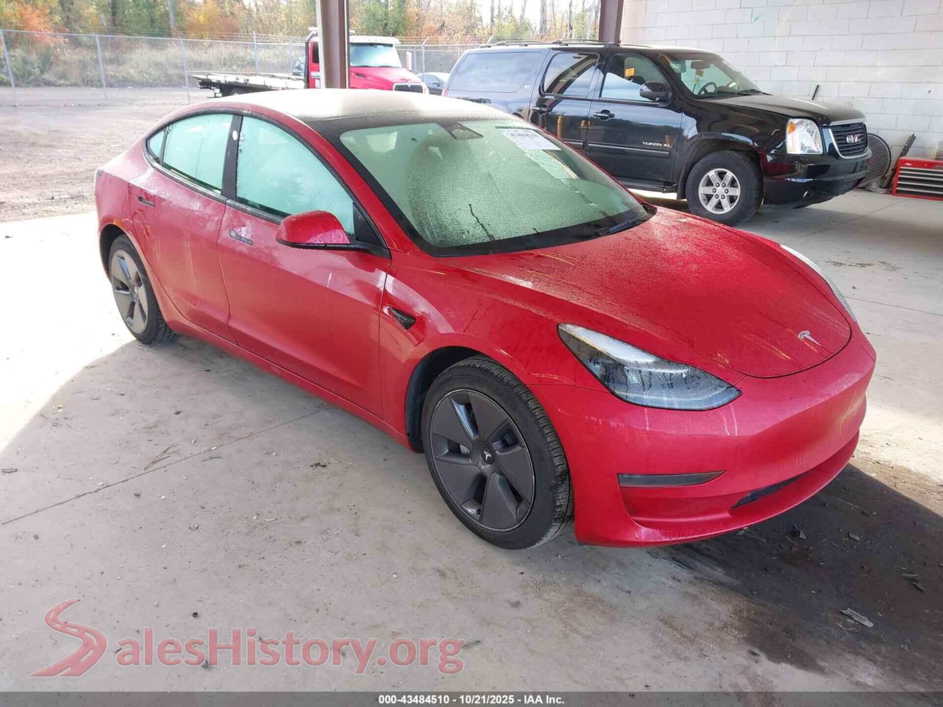 2023 TESLA MODEL 3 — VIN 5YJ3E1EA1PF549532