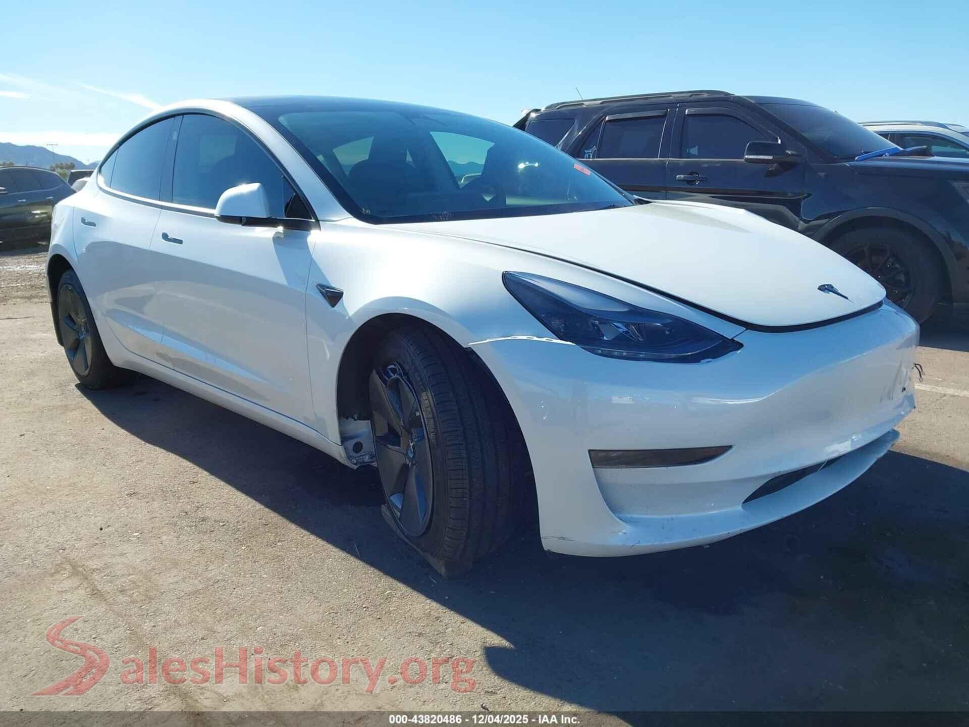 2023 TESLA MODEL 3 — VIN 5YJ3E1EA1PF549725