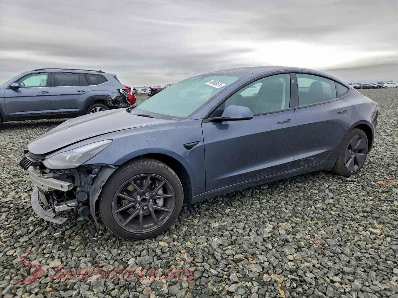 2023 TESLA MODEL 3 — VIN 5YJ3E1EA1PF644205