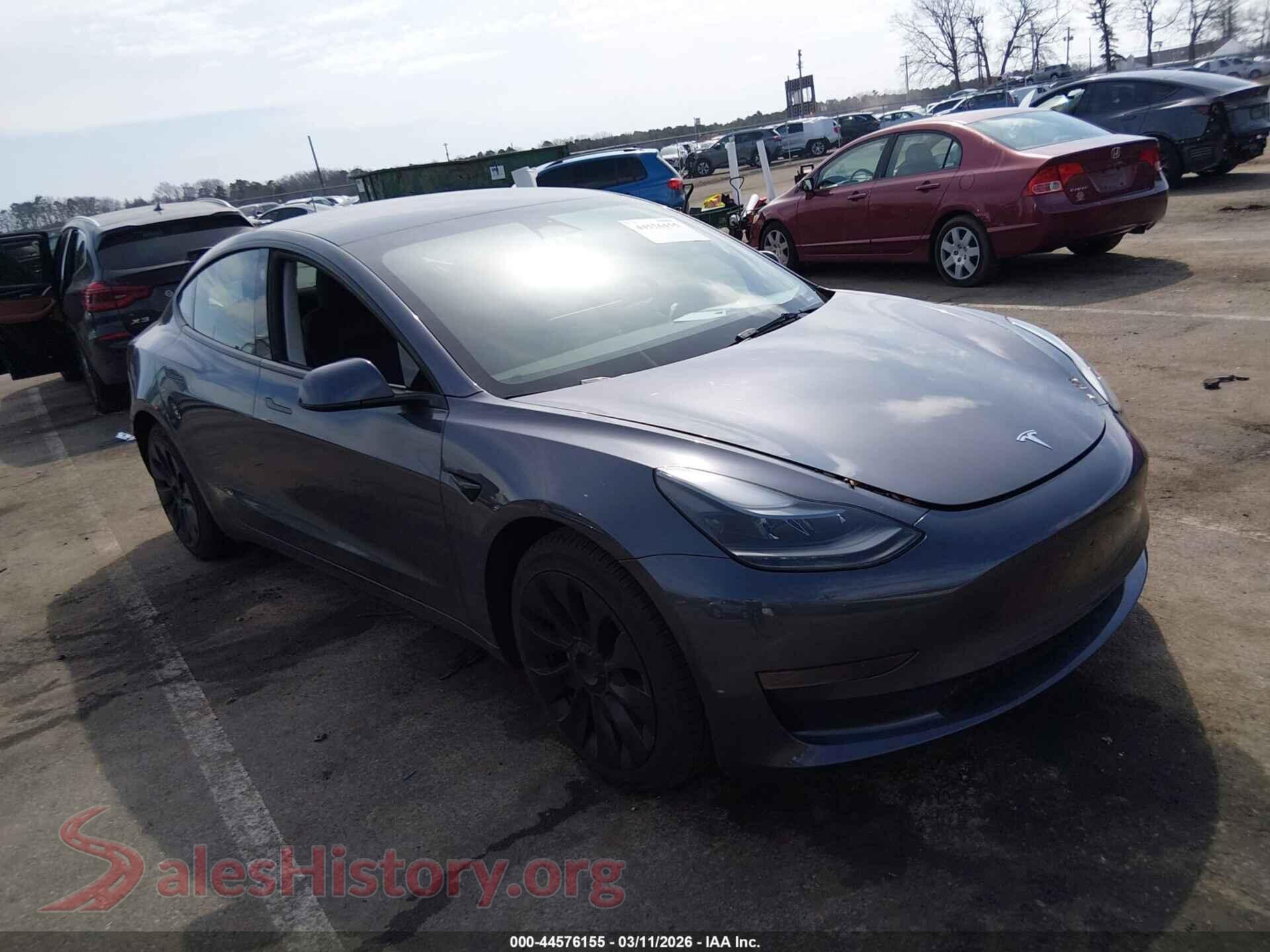 2023 TESLA MODEL 3 — VIN 5YJ3E1EA1PF656693
