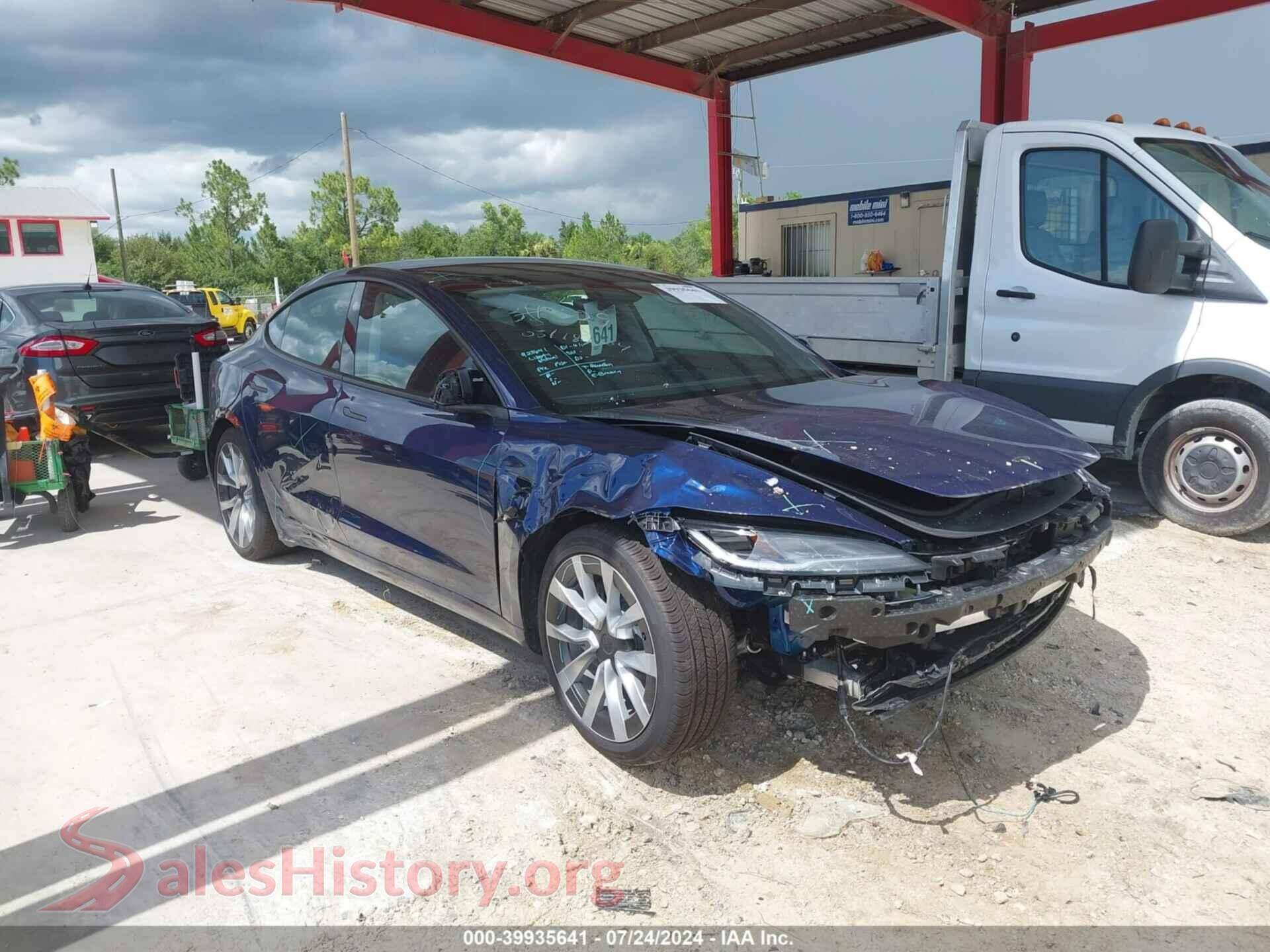 2024 TESLA MODEL 3 — VIN 5YJ3E1EA1RF729404
