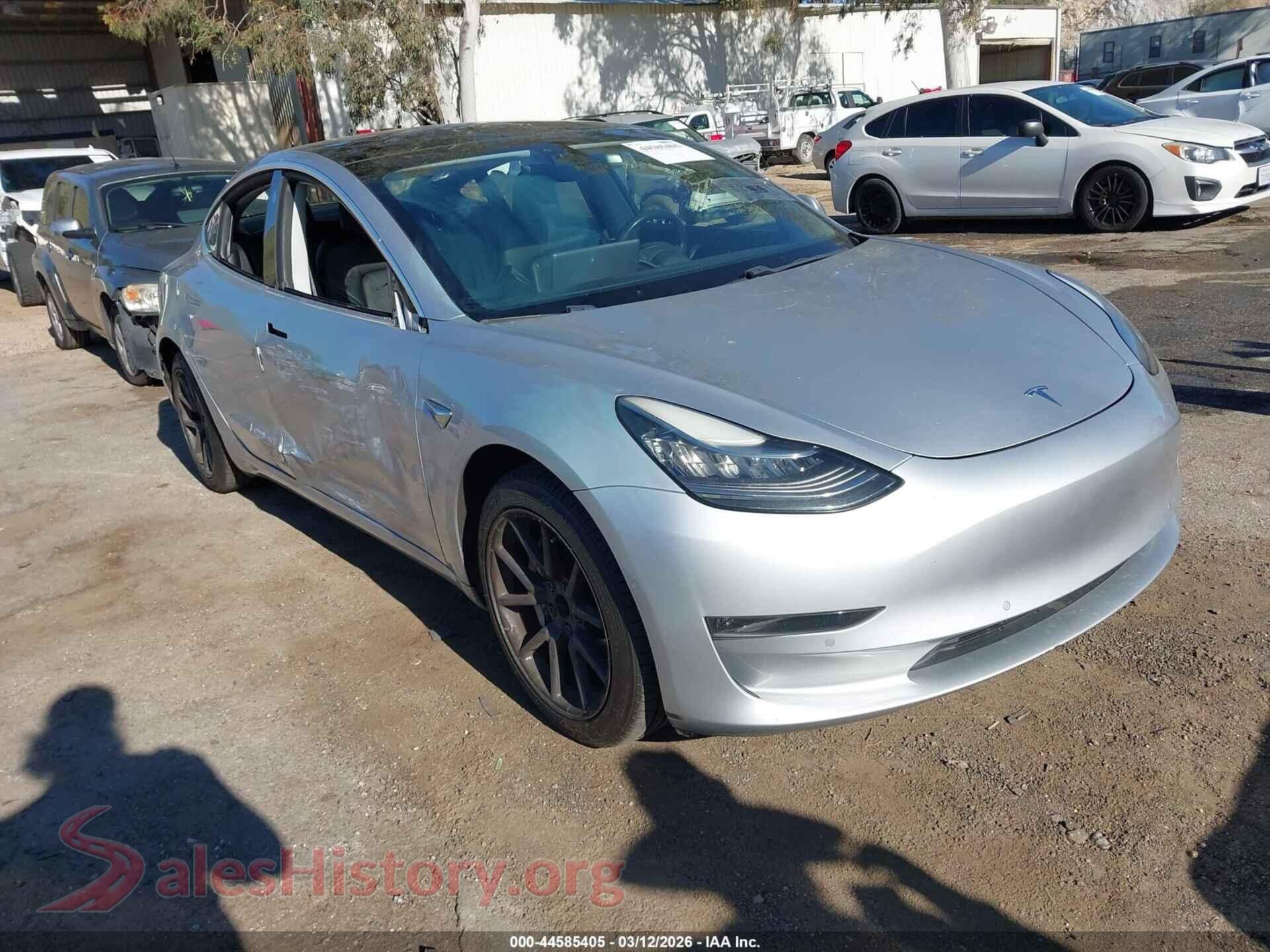 2018 TESLA MODEL 3 — VIN 5YJ3E1EA2JF044123