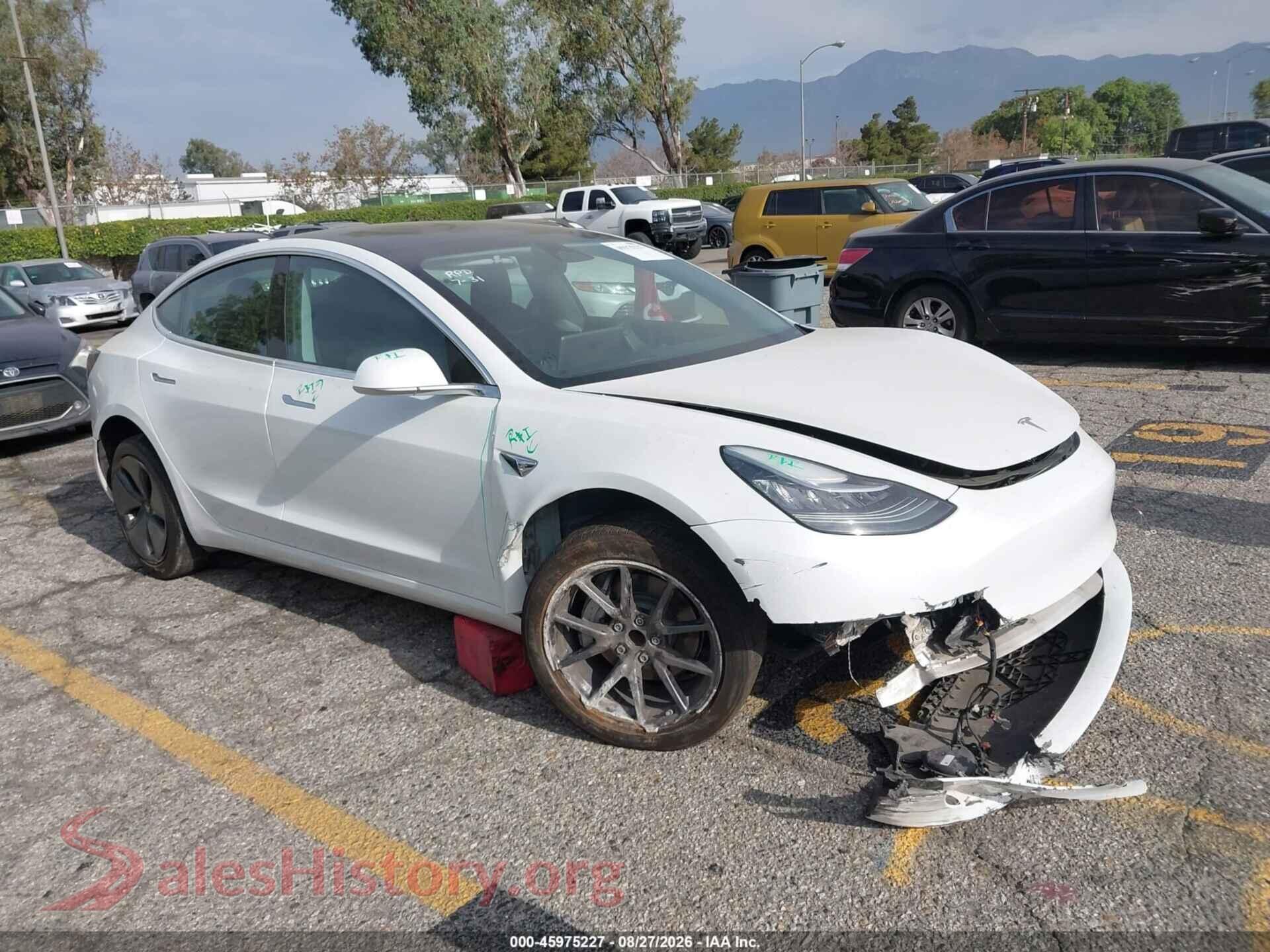 2020 TESLA MODEL 3 — VIN 5YJ3E1EA2LF658978