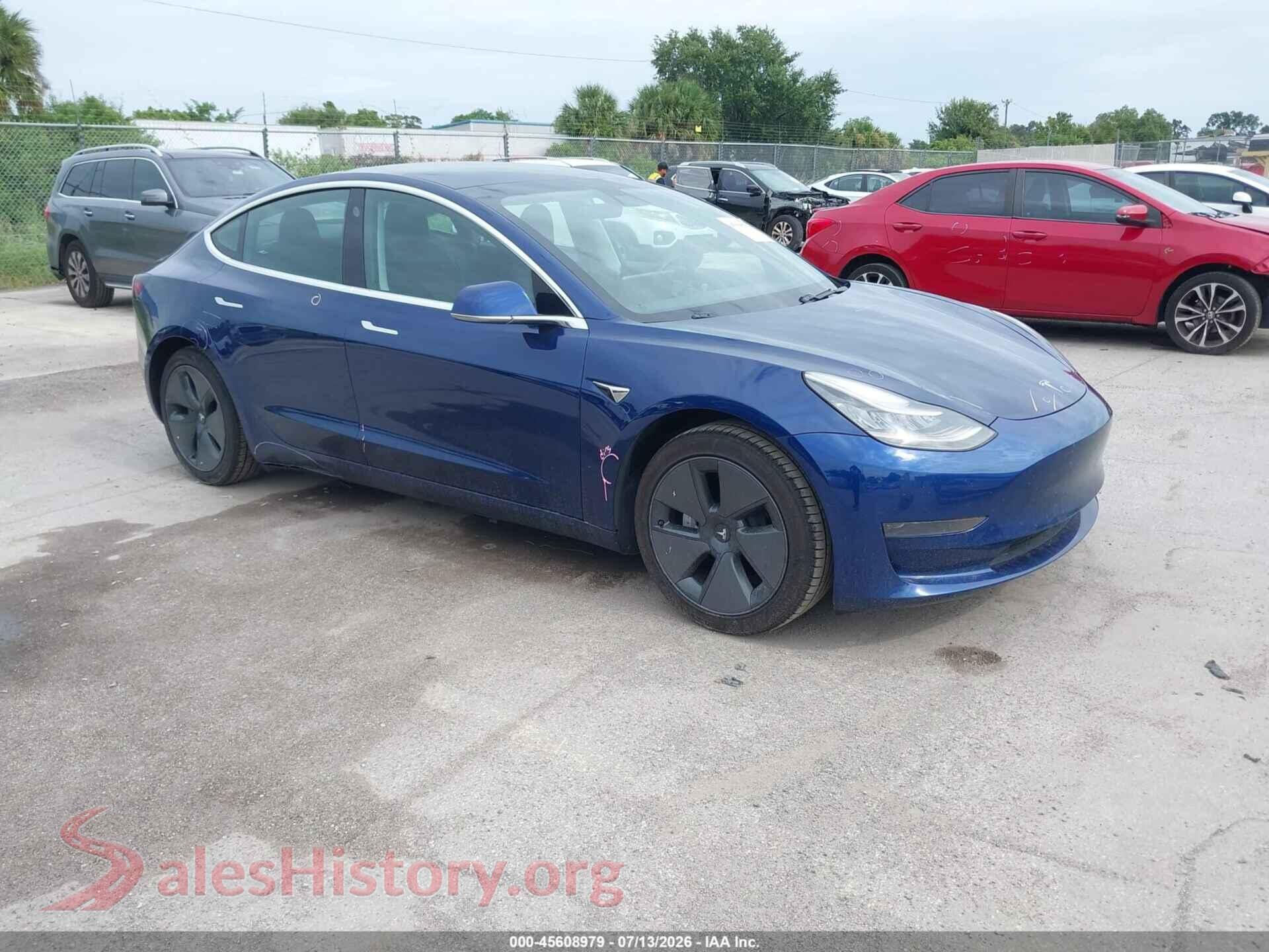 2020 TESLA MODEL 3 — VIN 5YJ3E1EA2LF805638