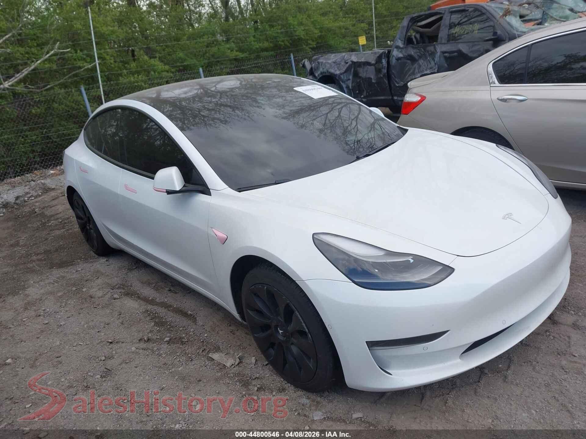 2021 TESLA MODEL 3 — VIN 5YJ3E1EA2MF017346