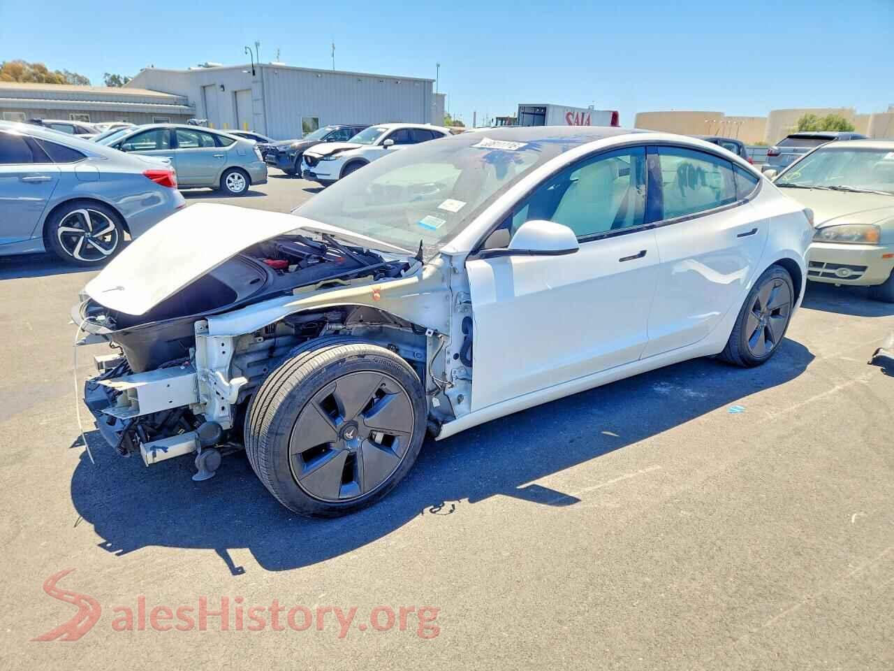 2021 TESLA MODEL 3 — VIN 5YJ3E1EA2MF019016