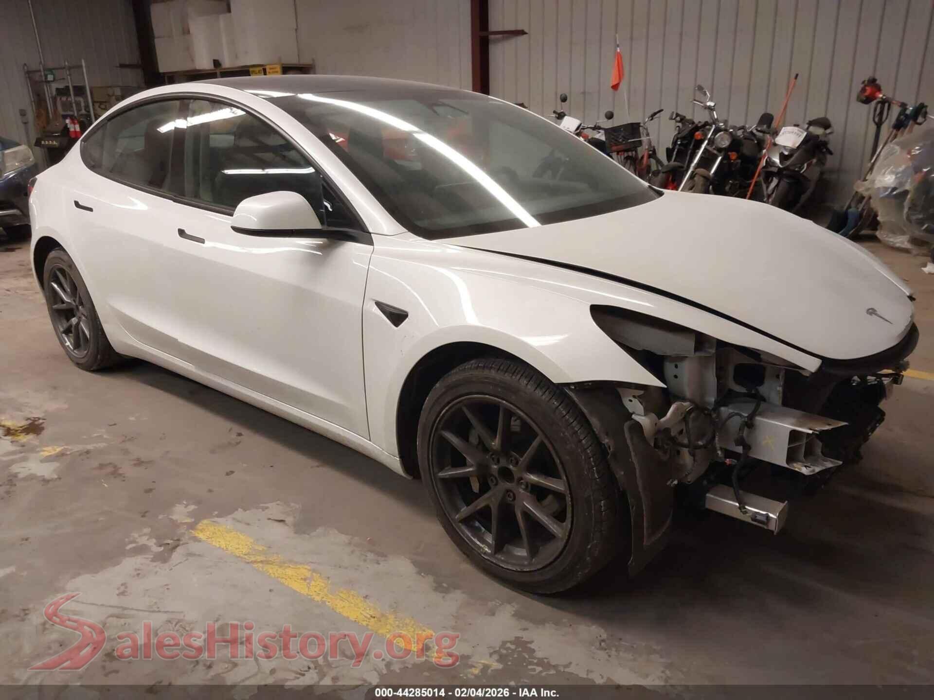 2021 TESLA MODEL 3 — VIN 5YJ3E1EA2MF045955