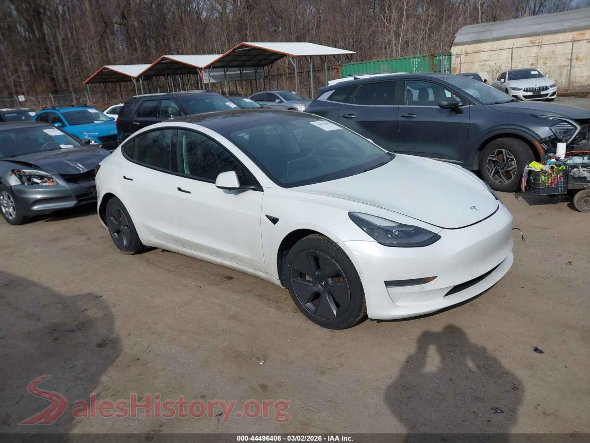 2021 TESLA MODEL 3 — VIN 5YJ3E1EA2MF046569