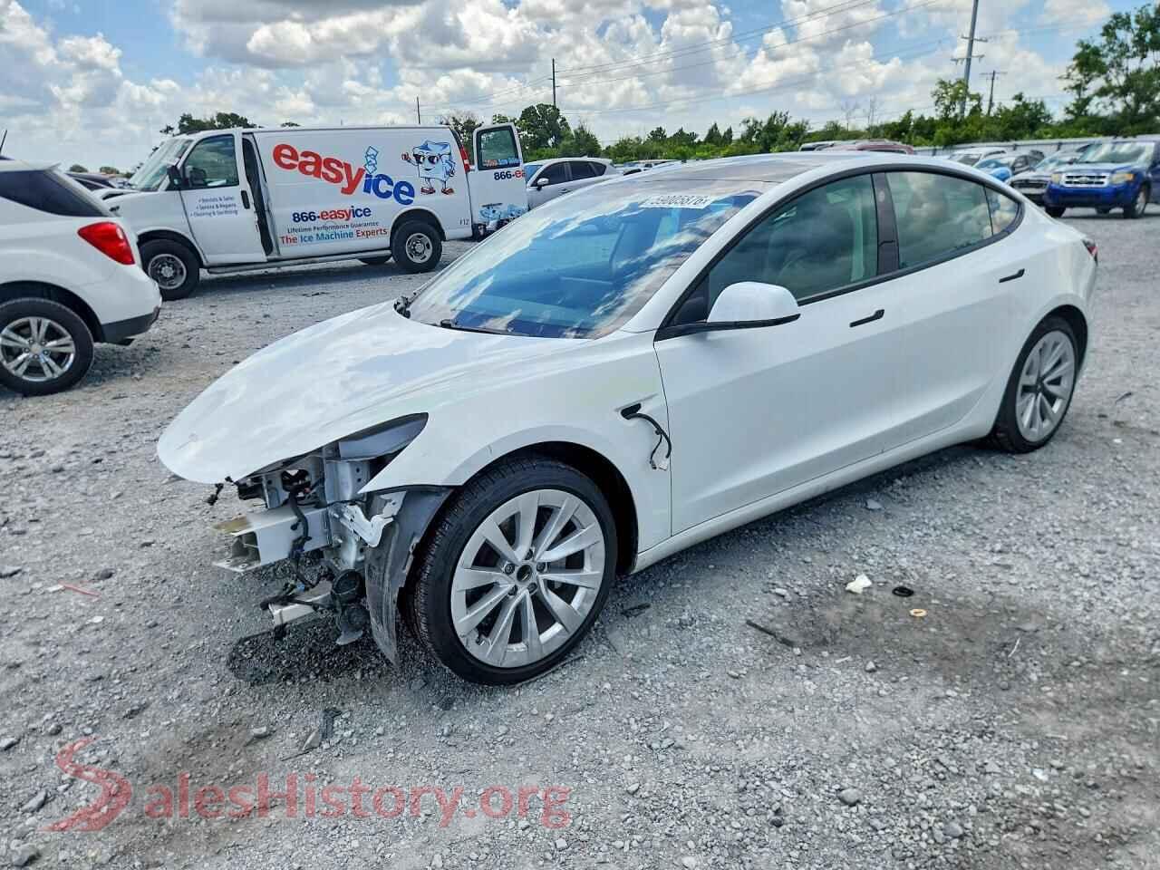 2021 TESLA MODEL 3 — VIN 5YJ3E1EA2MF053358