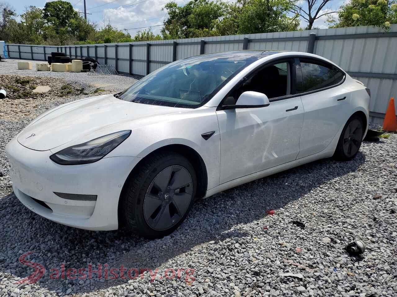 2021 TESLA MODEL 3 — VIN 5YJ3E1EA2MF851472