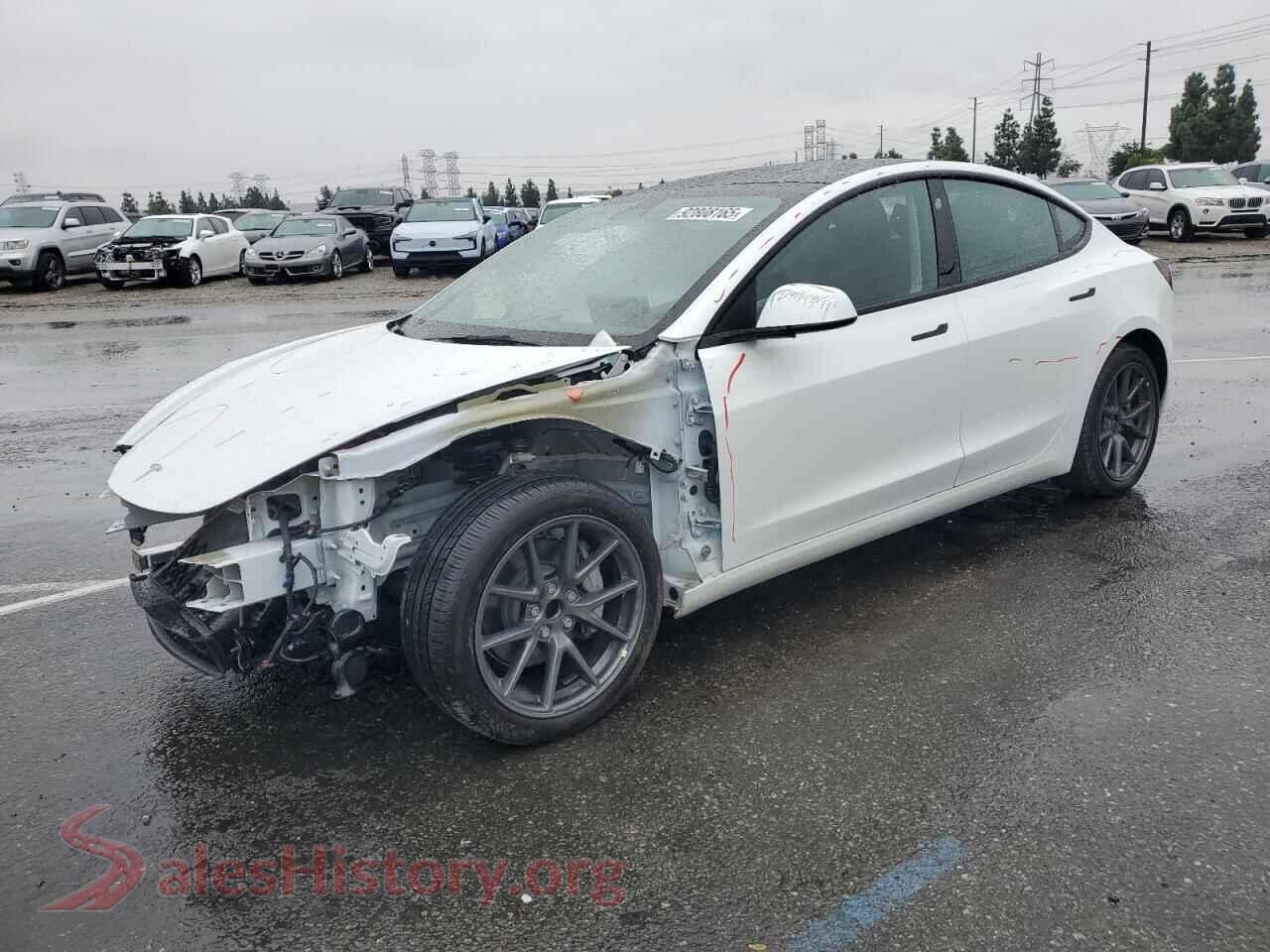 2022 TESLA MODEL 3 — VIN 5YJ3E1EA2NF306874