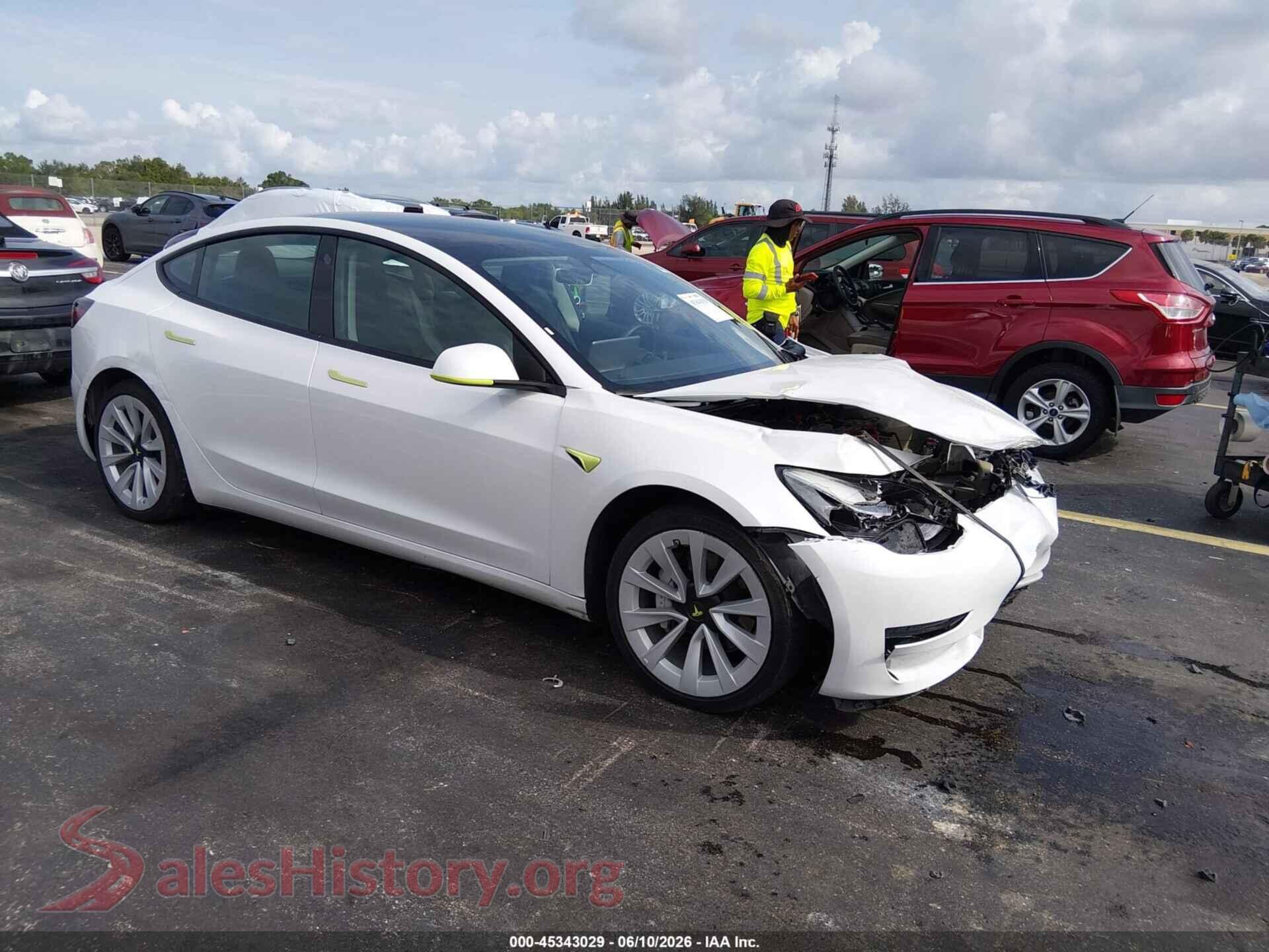 2023 TESLA MODEL 3 — VIN 5YJ3E1EA2PF431912