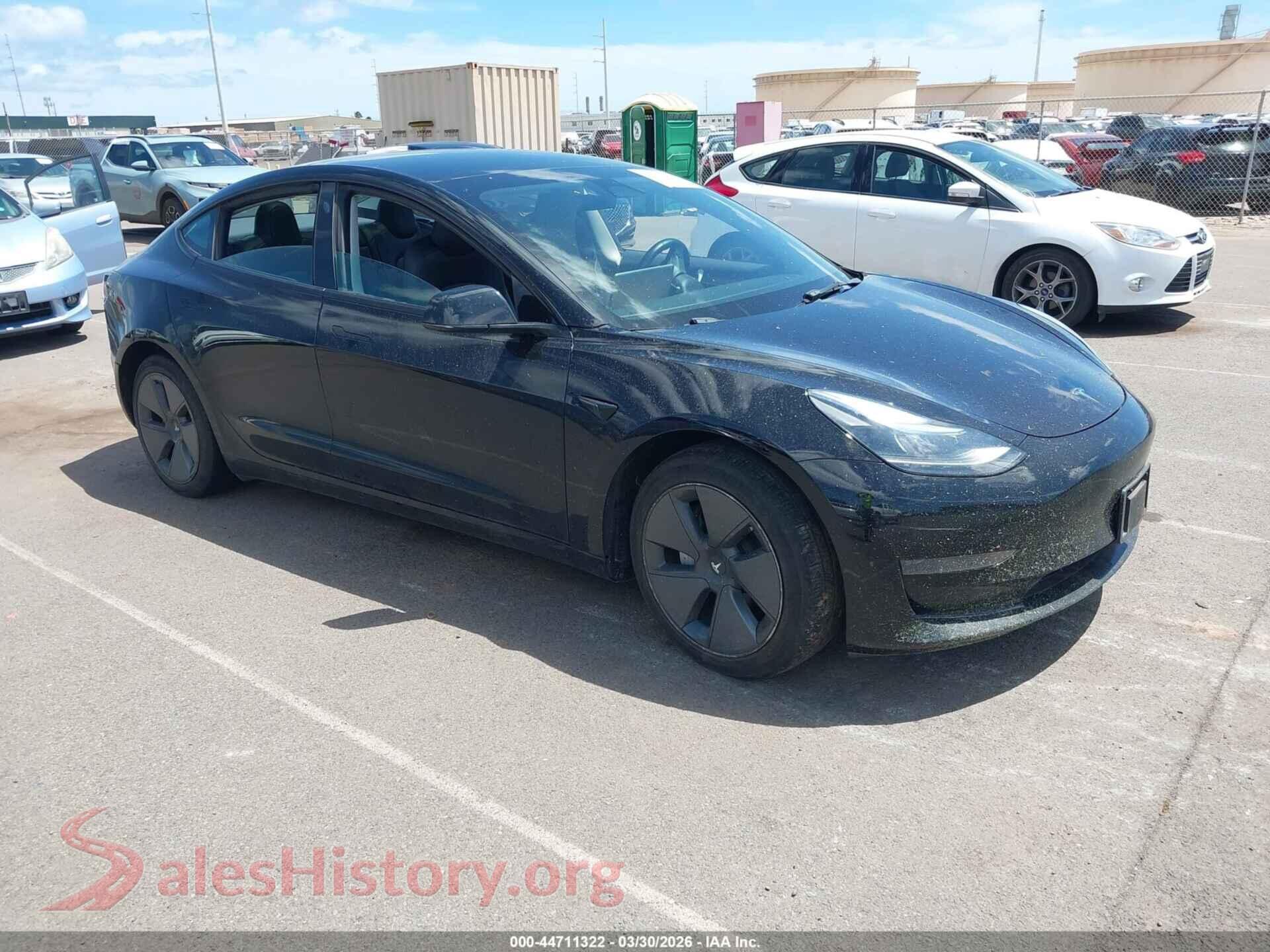 2023 TESLA MODEL 3 — VIN 5YJ3E1EA2PF458897
