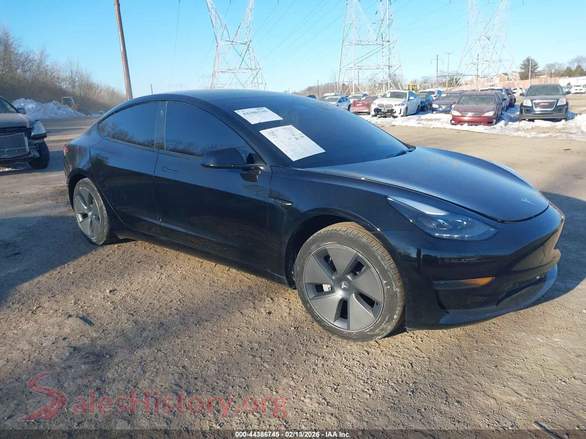 2023 TESLA MODEL 3 — VIN 5YJ3E1EA2PF670411