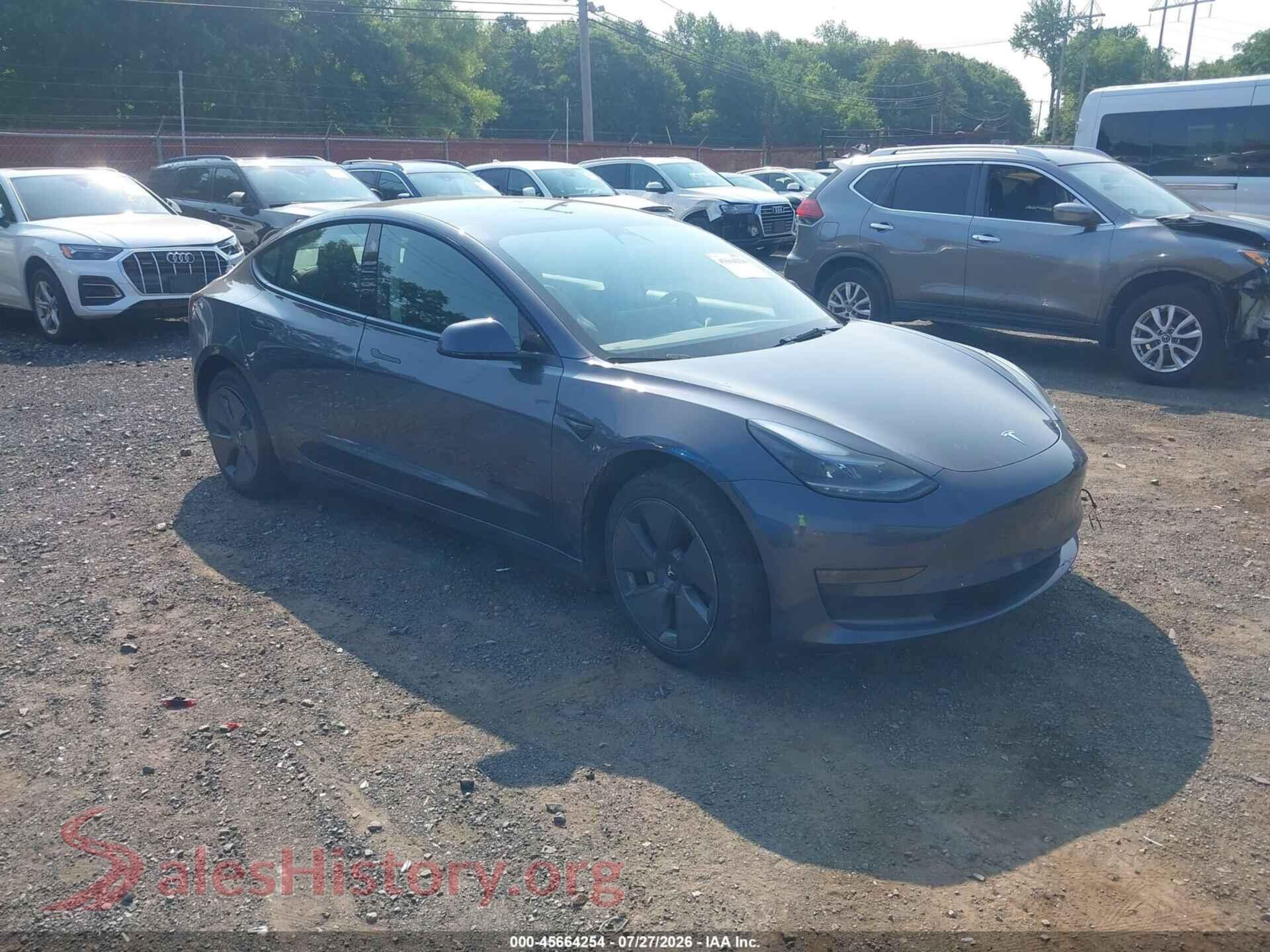 2023 TESLA MODEL 3 — VIN 5YJ3E1EA2PF701799
