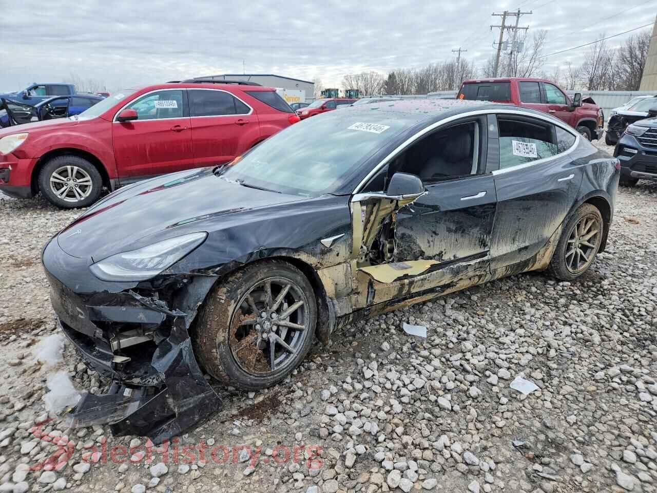 2019 TESLA MODEL 3 — VIN 5YJ3E1EA3KF296903