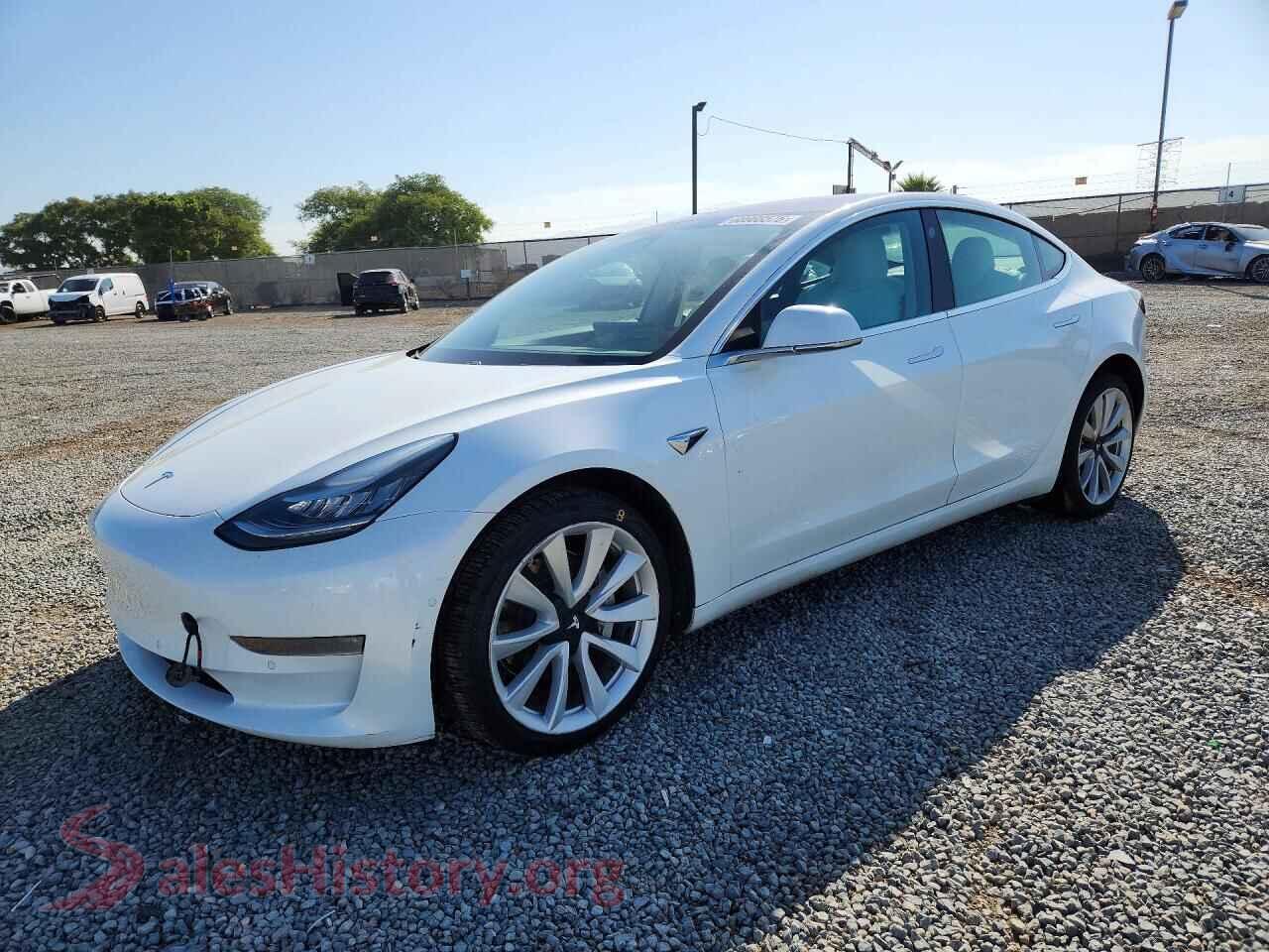 2019 TESLA MODEL 3 — VIN 5YJ3E1EA3KF302666