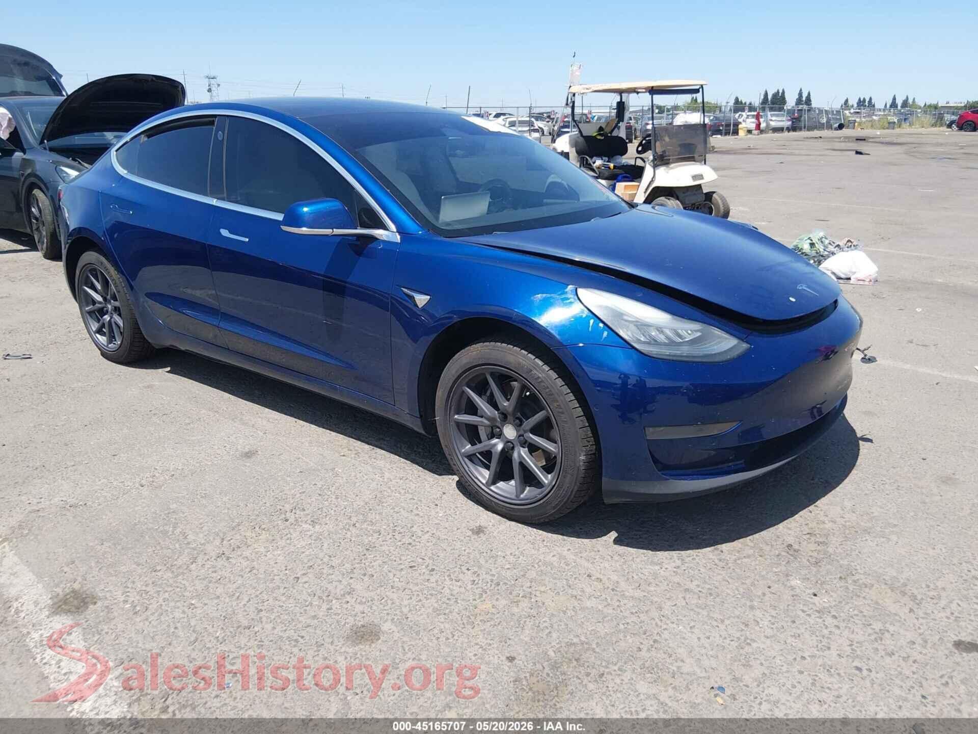2019 TESLA MODEL 3 — VIN 5YJ3E1EA3KF509025