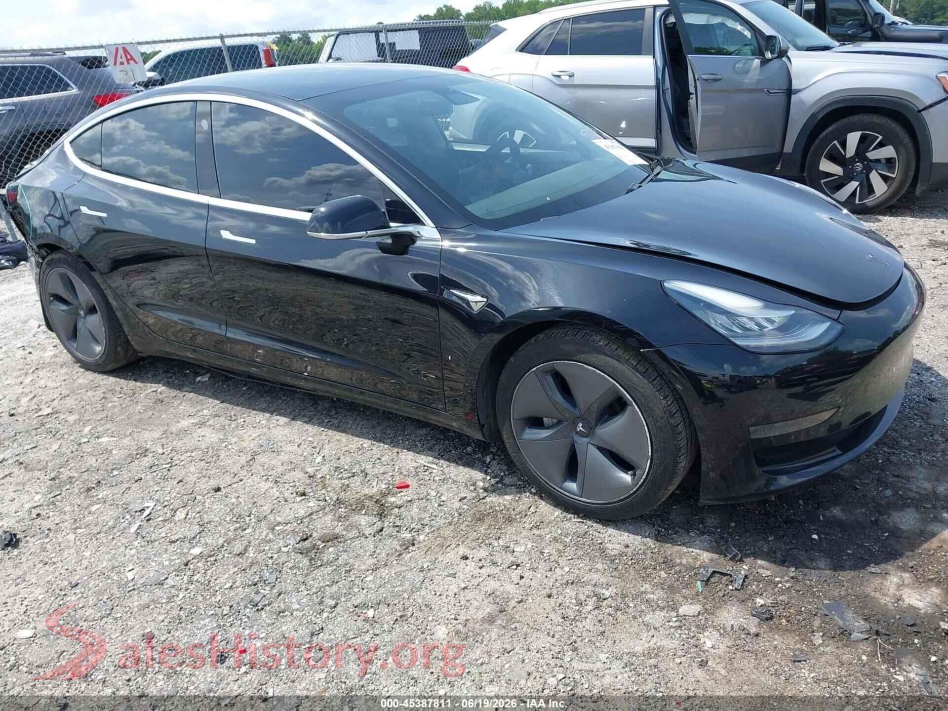 2020 TESLA MODEL 3 — VIN 5YJ3E1EA3LF796643