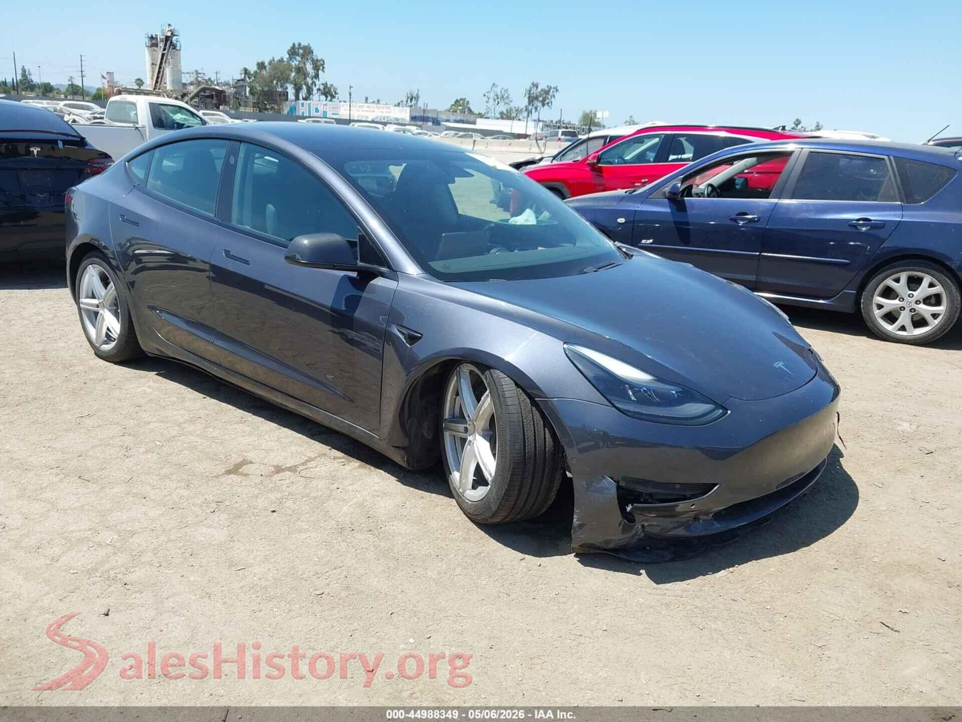 2021 TESLA MODEL 3 — VIN 5YJ3E1EA3MF014536