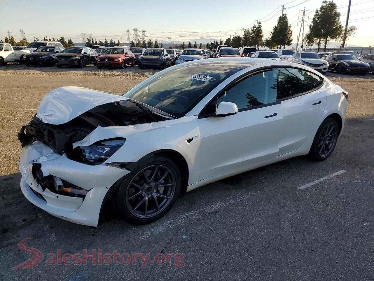 2022 TESLA MODEL 3 — VIN 5YJ3E1EA3NF156211