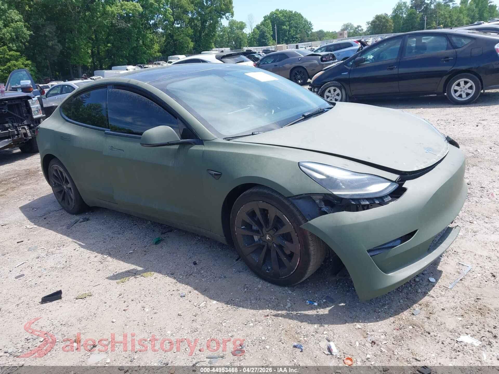 2023 TESLA MODEL 3 — VIN 5YJ3E1EA3PF455376