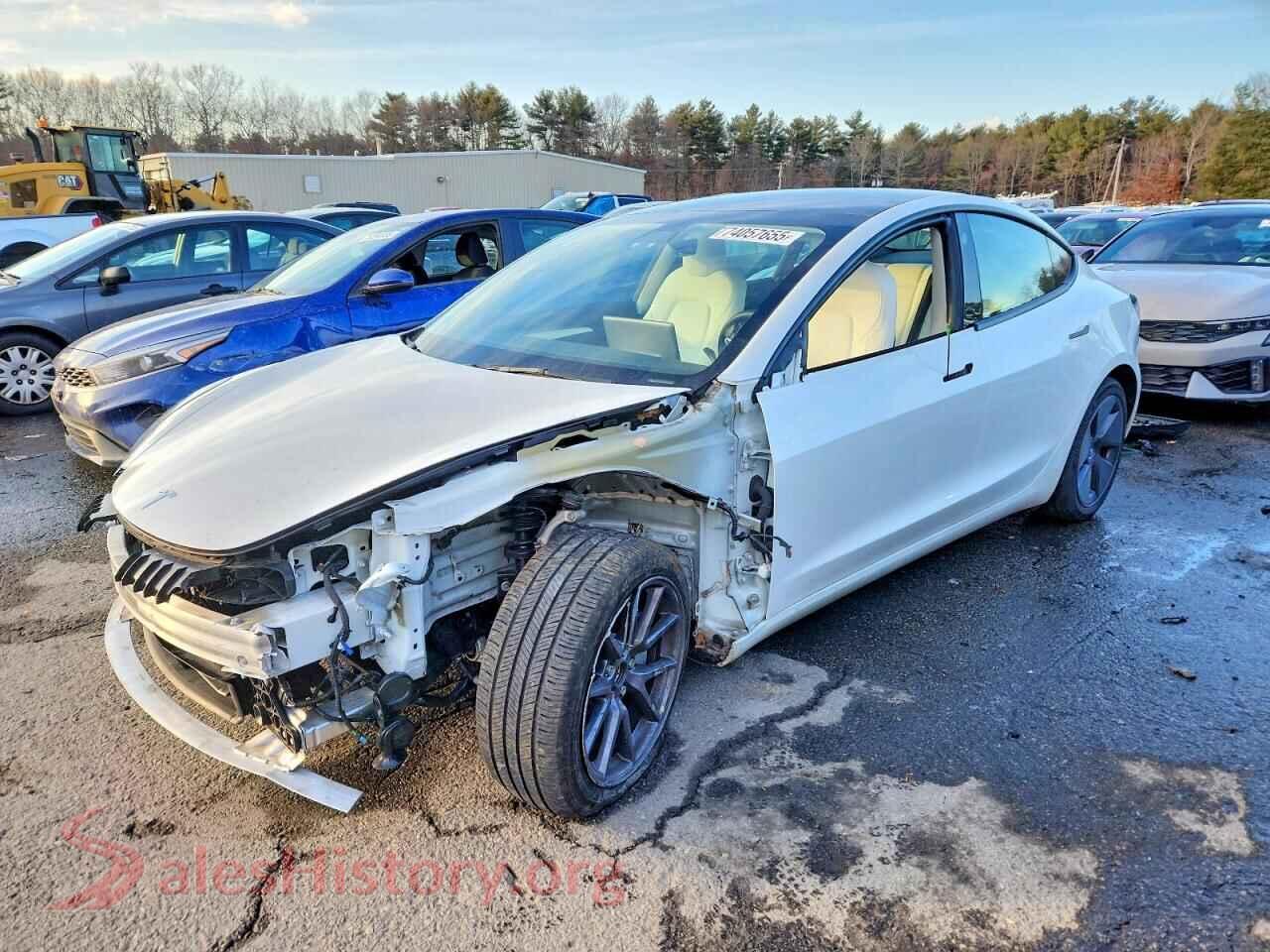 2023 TESLA MODEL 3 — VIN 5YJ3E1EA3PF484702