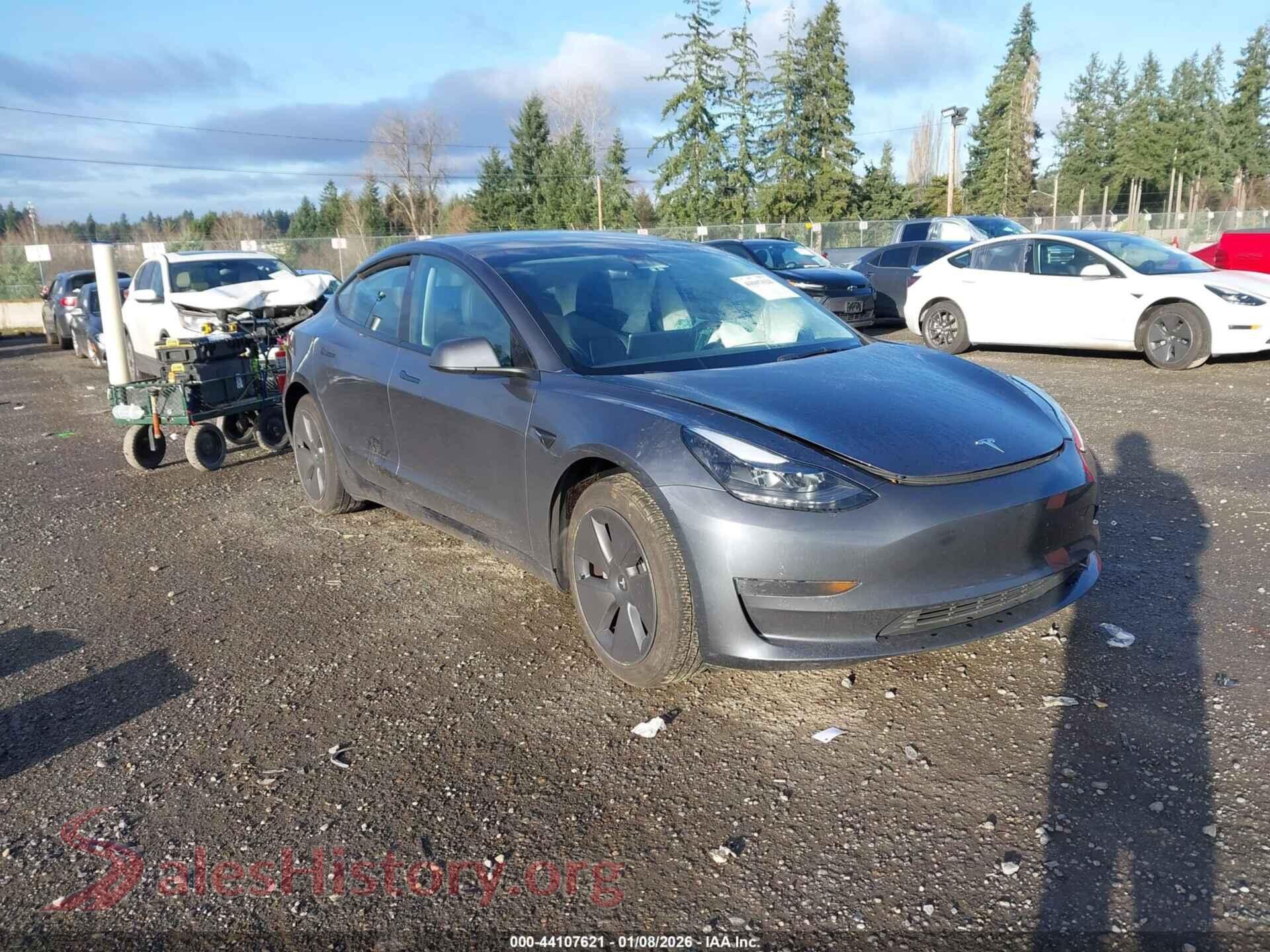 2023 TESLA MODEL 3 — VIN 5YJ3E1EA3PF685595