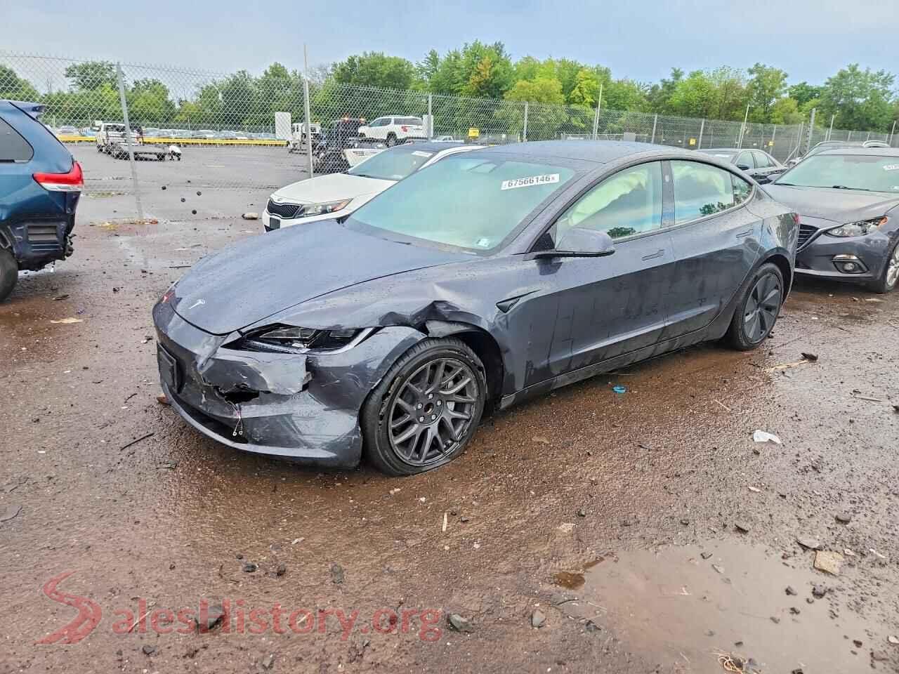 2025 TESLA MODEL 3 — VIN 5YJ3E1EA3SF964828