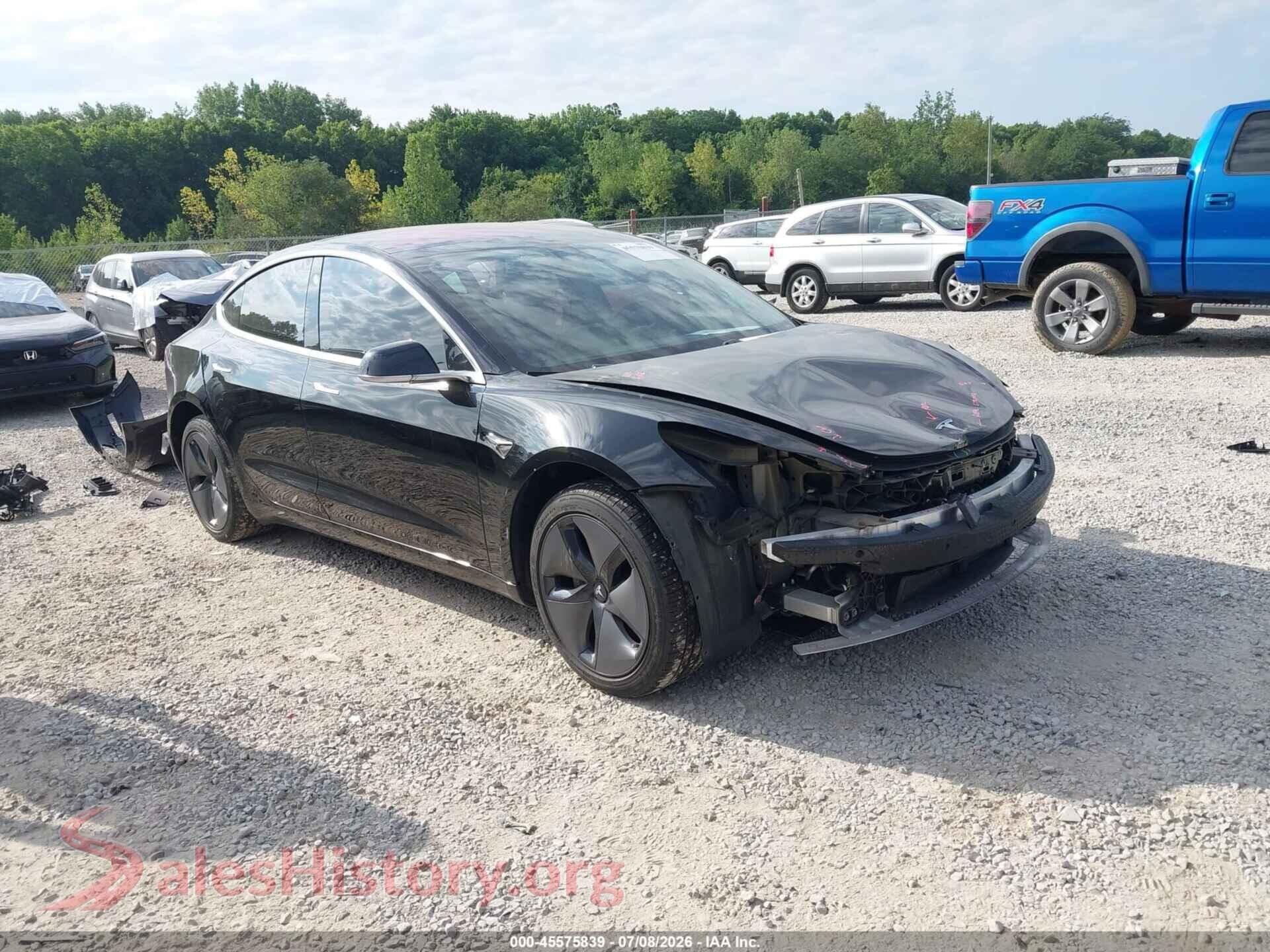 2018 TESLA MODEL 3 — VIN 5YJ3E1EA4JF008398