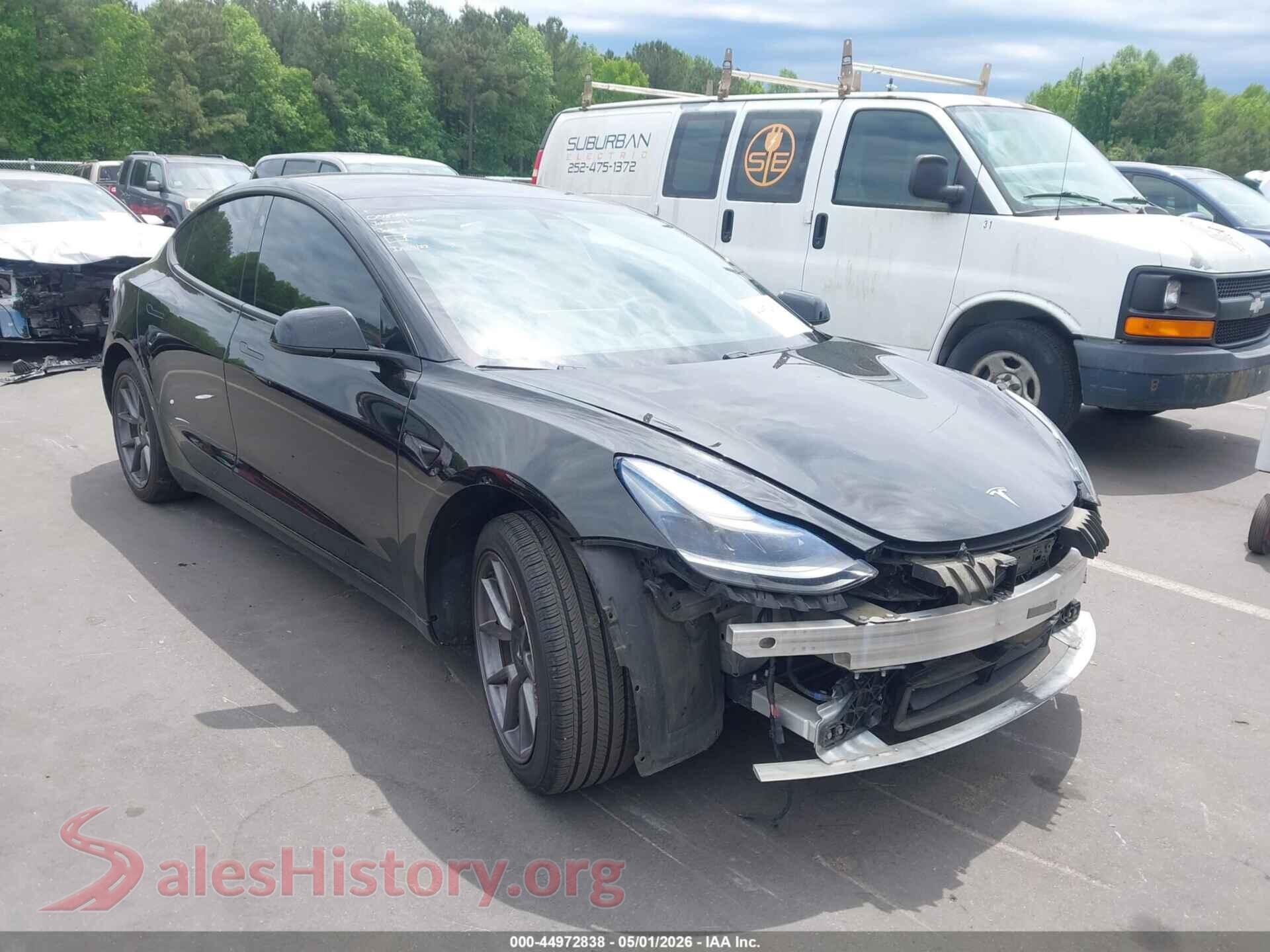 2021 TESLA MODEL 3 — VIN 5YJ3E1EA4MF058528