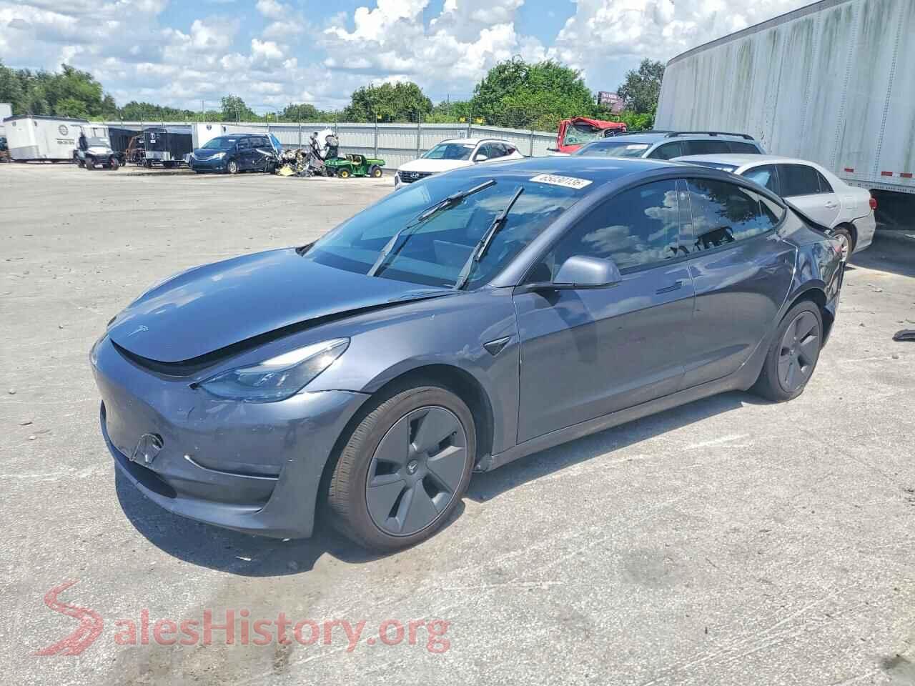 2022 TESLA MODEL 3 — VIN 5YJ3E1EA4NF191243