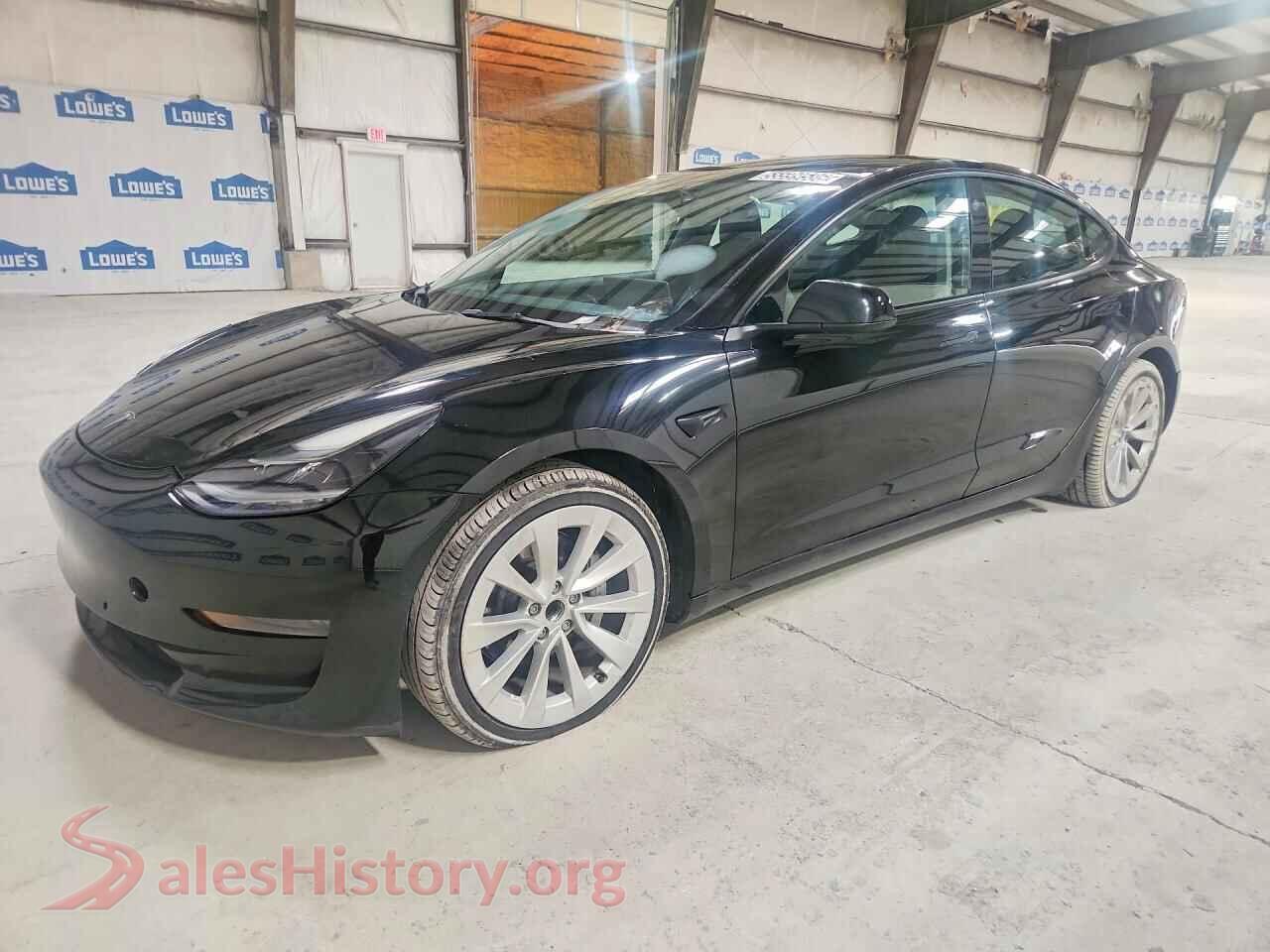 2022 TESLA MODEL 3 — VIN 5YJ3E1EA4NF372035