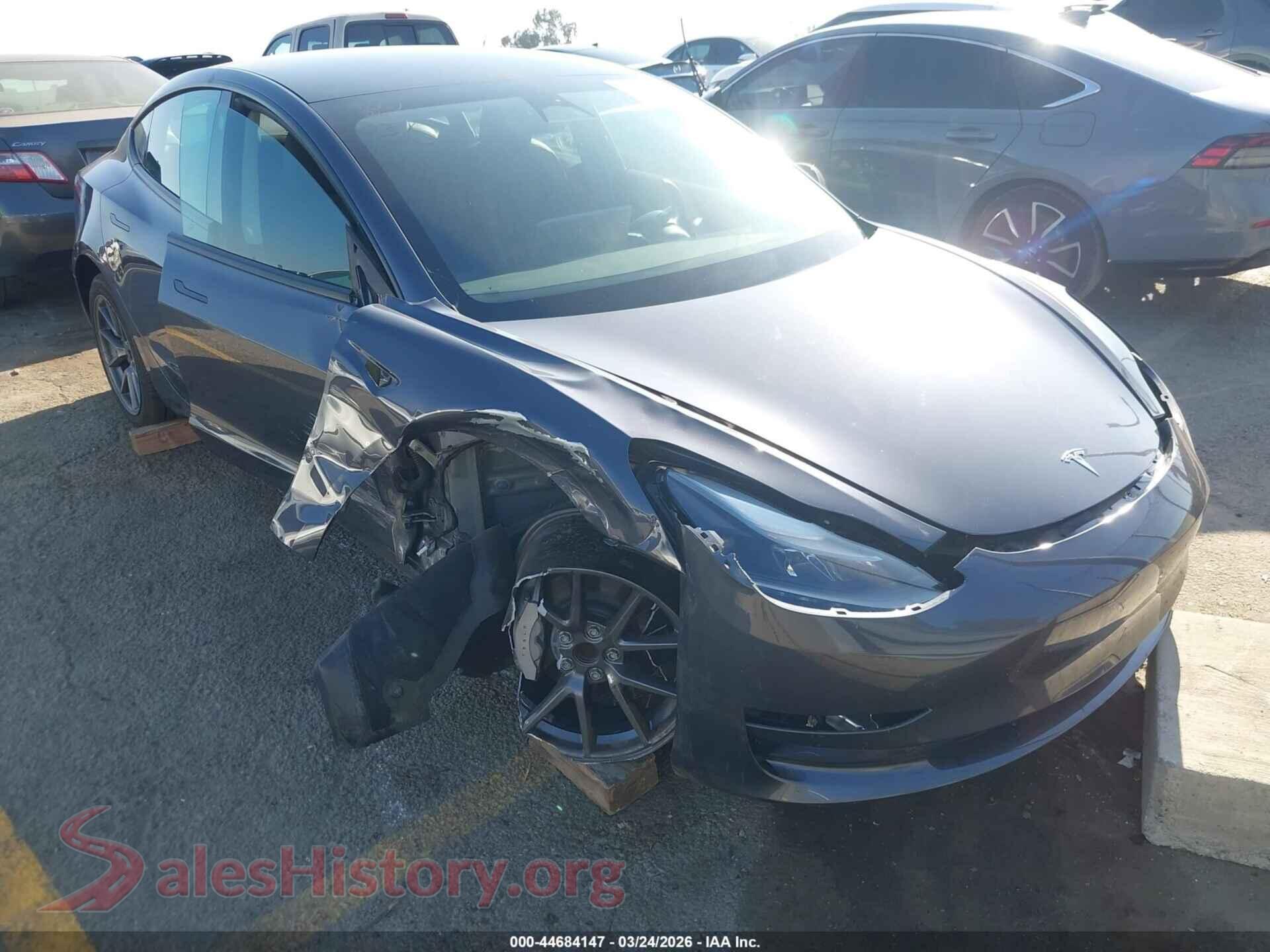 2023 TESLA MODEL 3 — VIN 5YJ3E1EA4PF464457