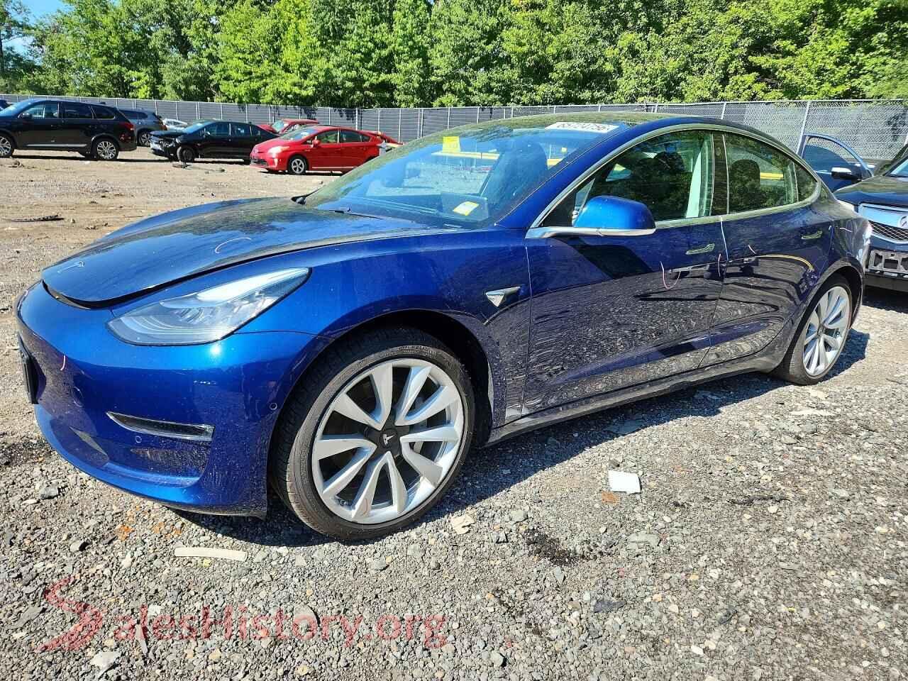 2018 TESLA MODEL 3 — VIN 5YJ3E1EA5JF033391