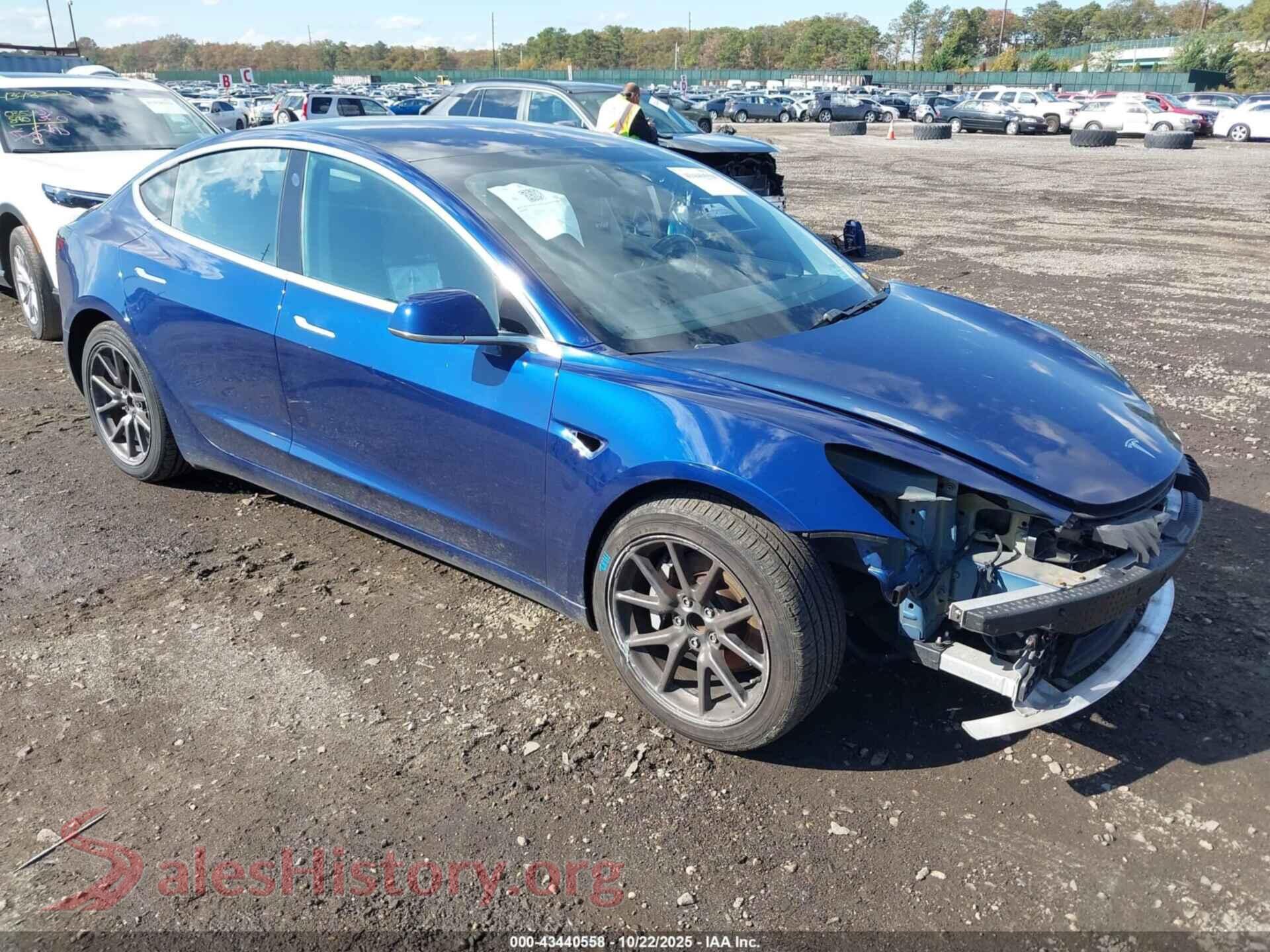 2018 TESLA MODEL 3 — VIN 5YJ3E1EA5JF154356
