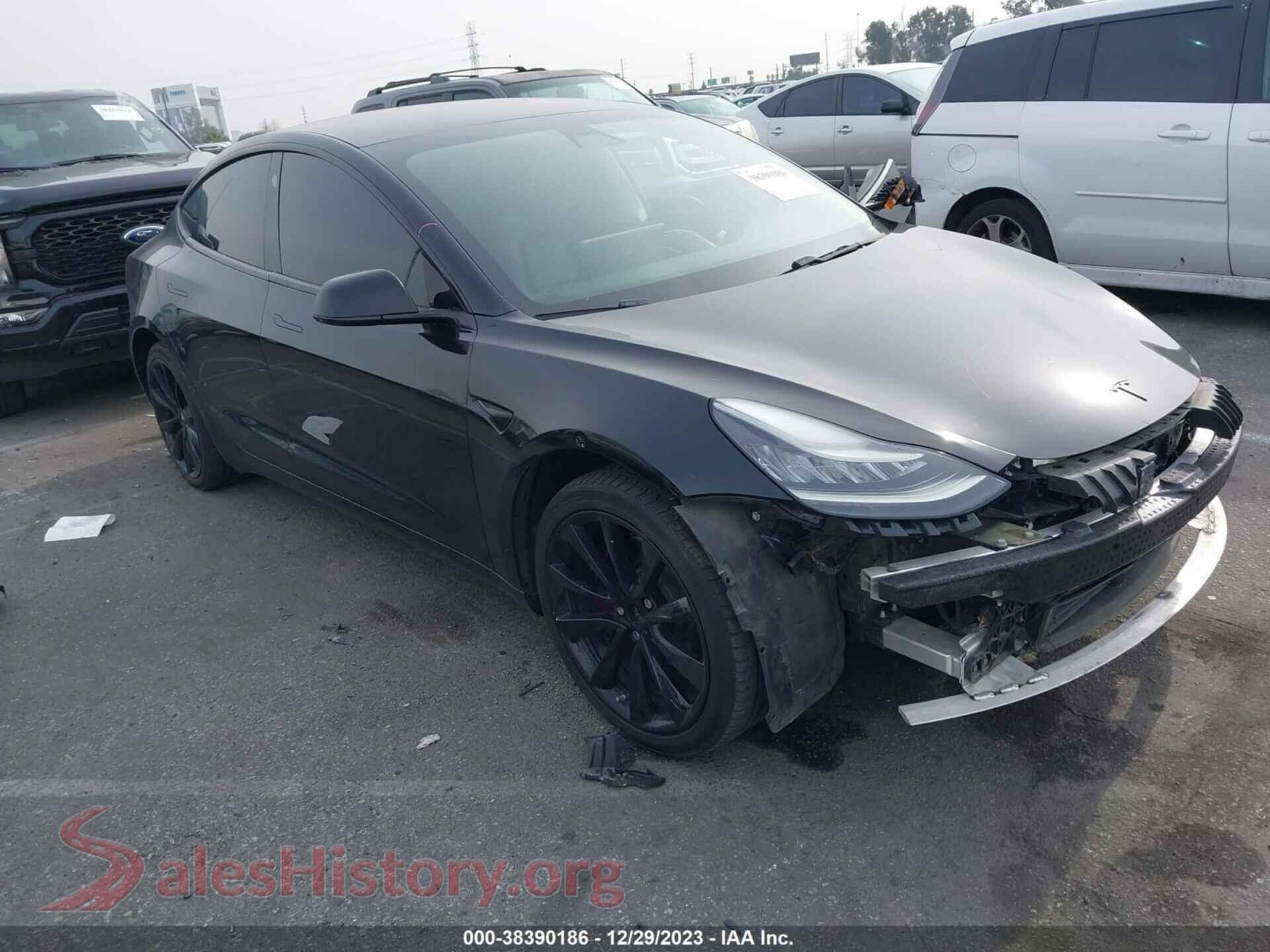 2019 TESLA MODEL 3 — VIN 5YJ3E1EA5KF434487