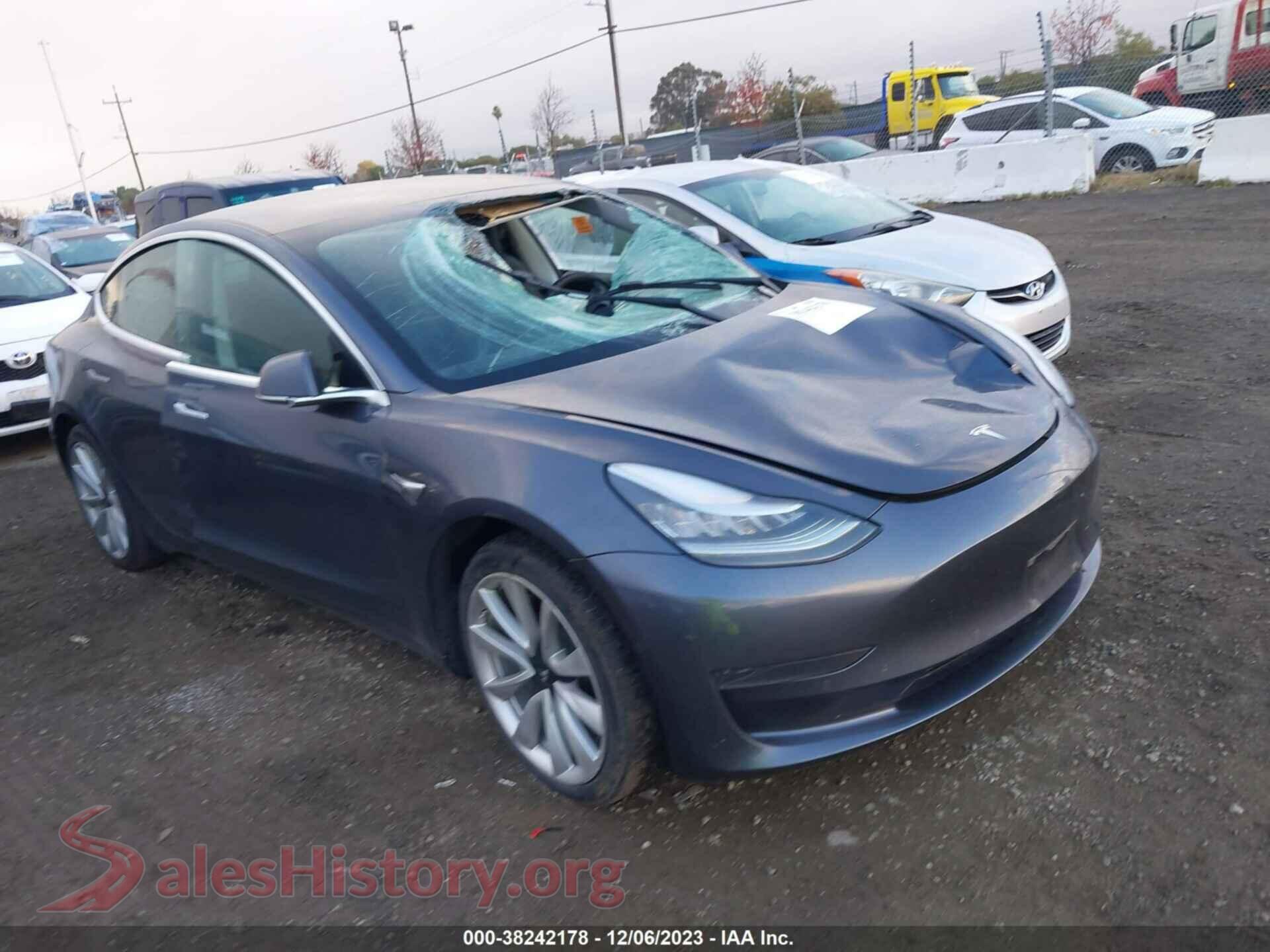 2020 TESLA MODEL 3 — VIN 5YJ3E1EA5LF598484