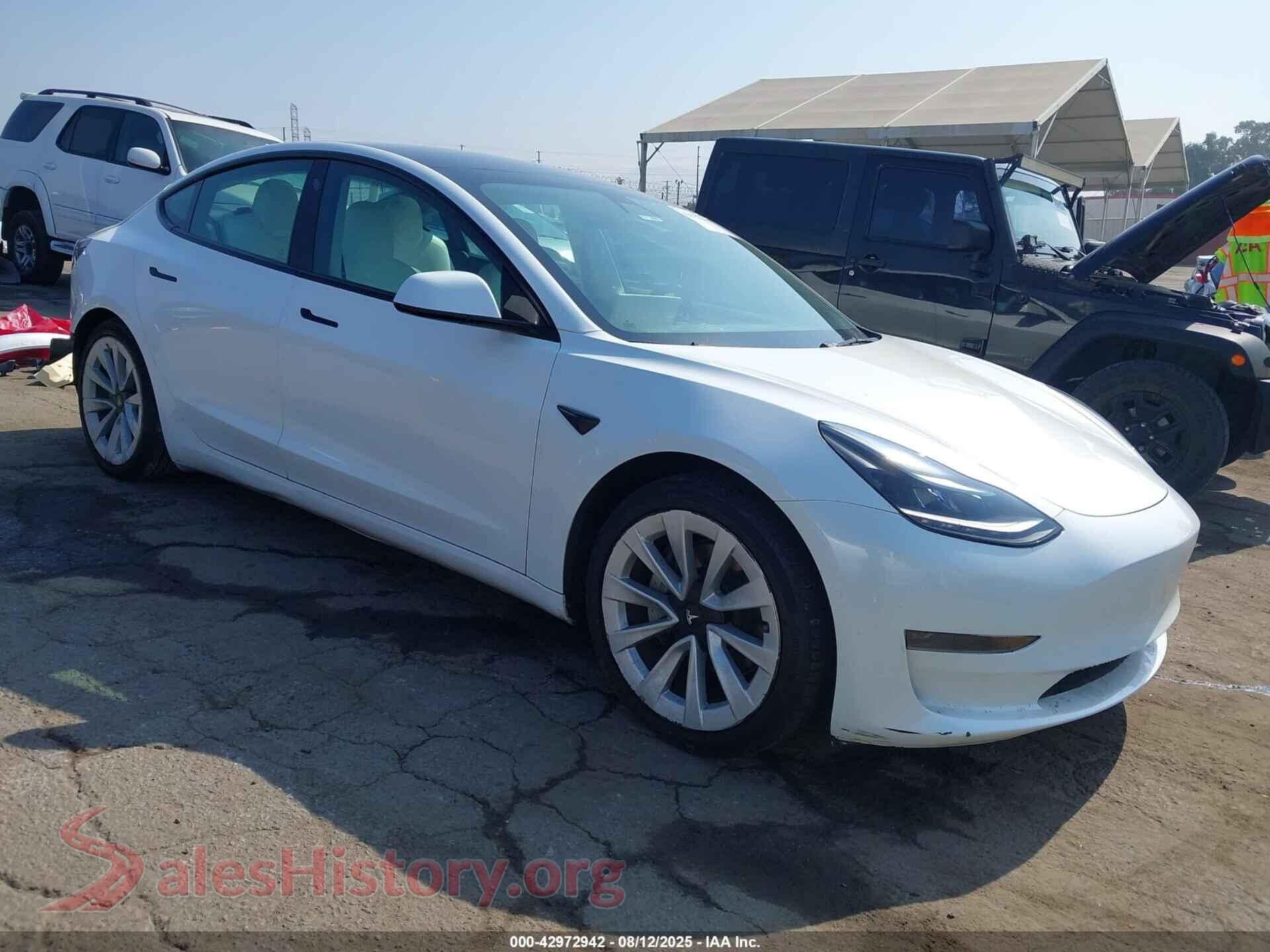 2021 TESLA MODEL 3 — VIN 5YJ3E1EA5MF098570
