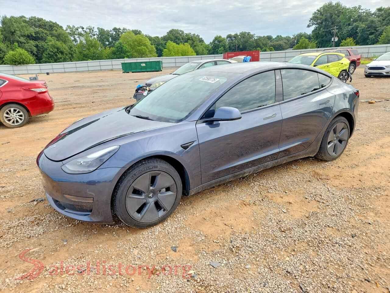 2022 TESLA MODEL 3 — VIN 5YJ3E1EA5NF102781