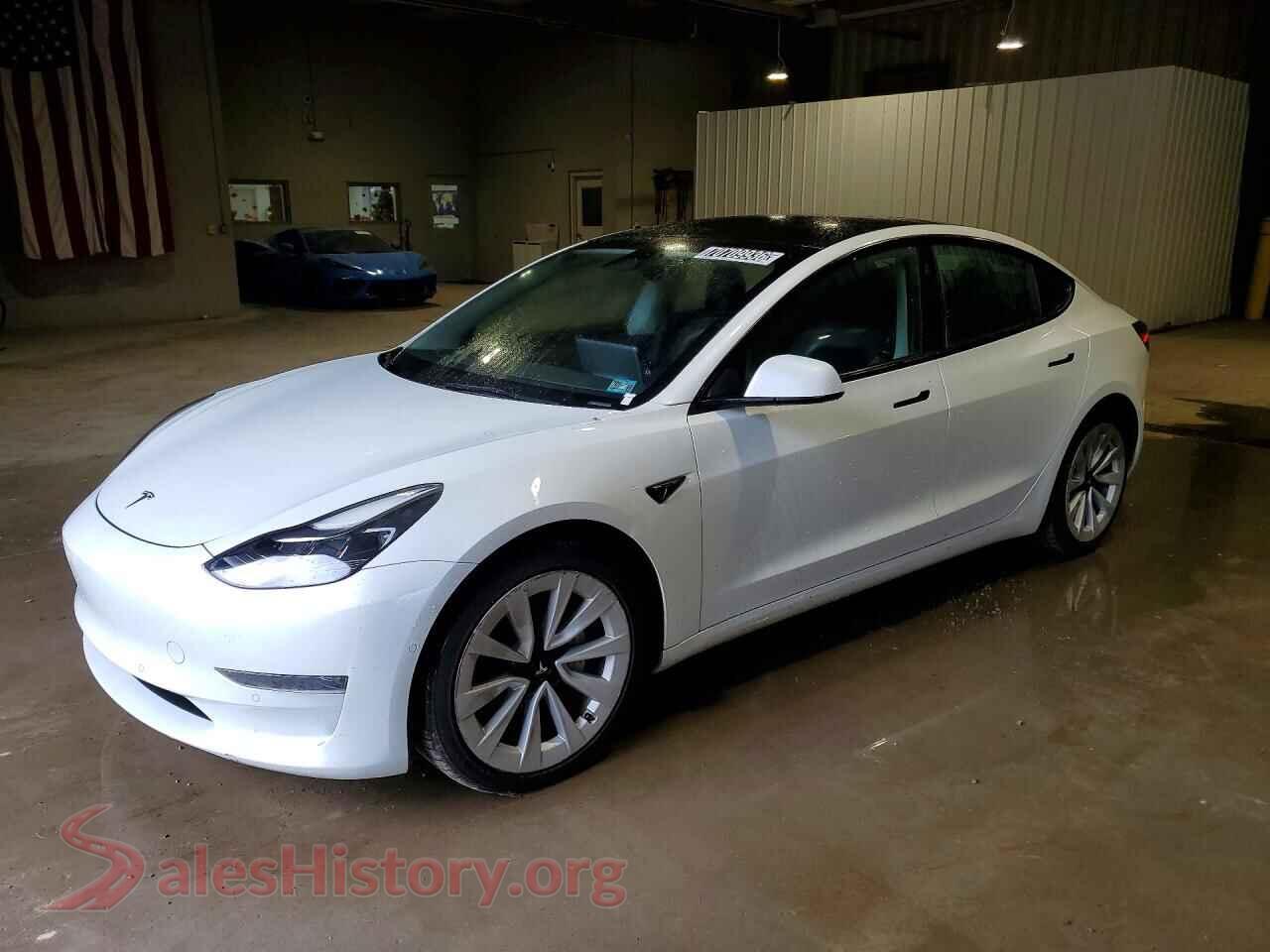 2022 TESLA MODEL 3 — VIN 5YJ3E1EA5NF372335