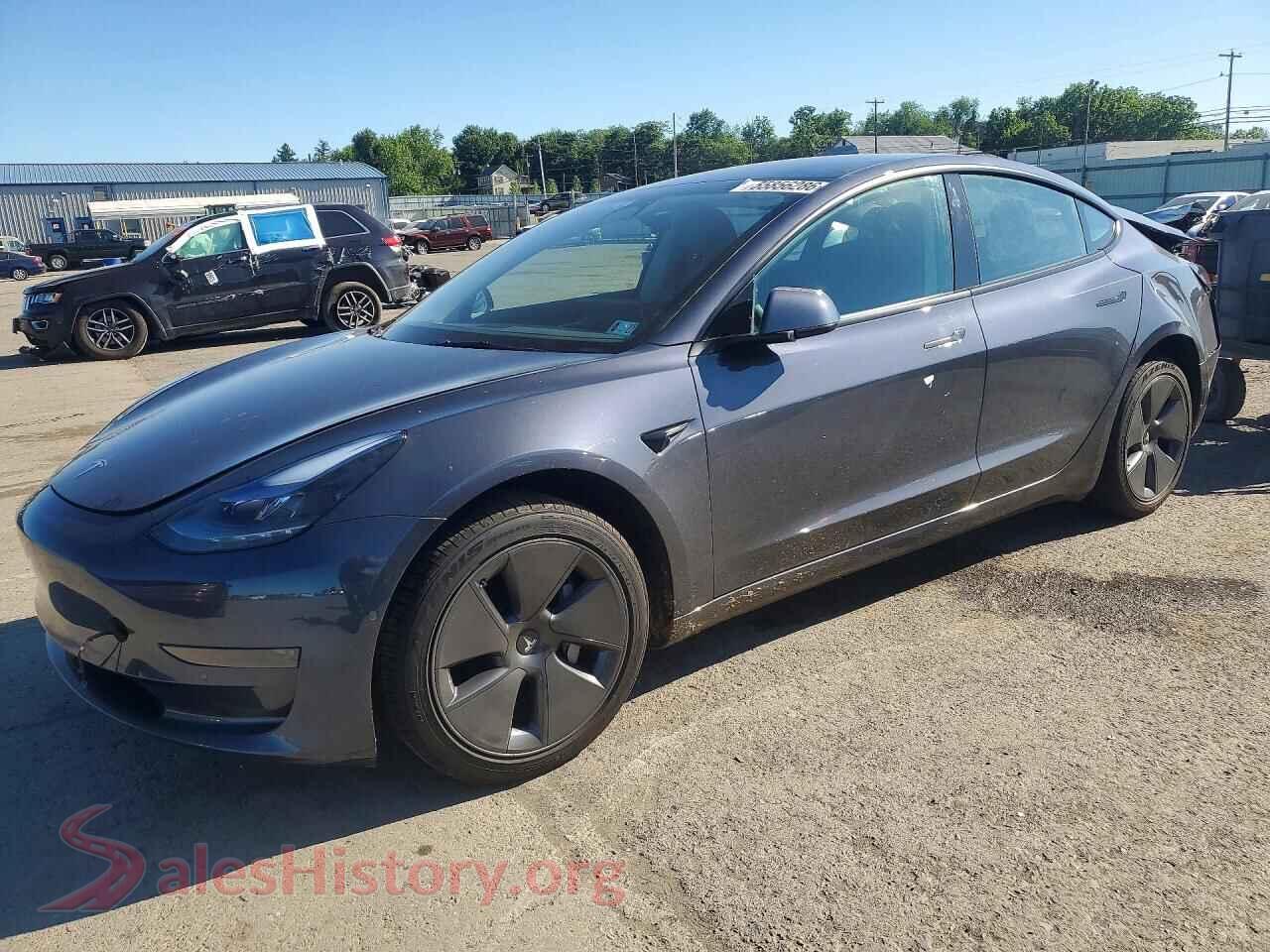 2022 TESLA MODEL 3 — VIN 5YJ3E1EA5NF376403