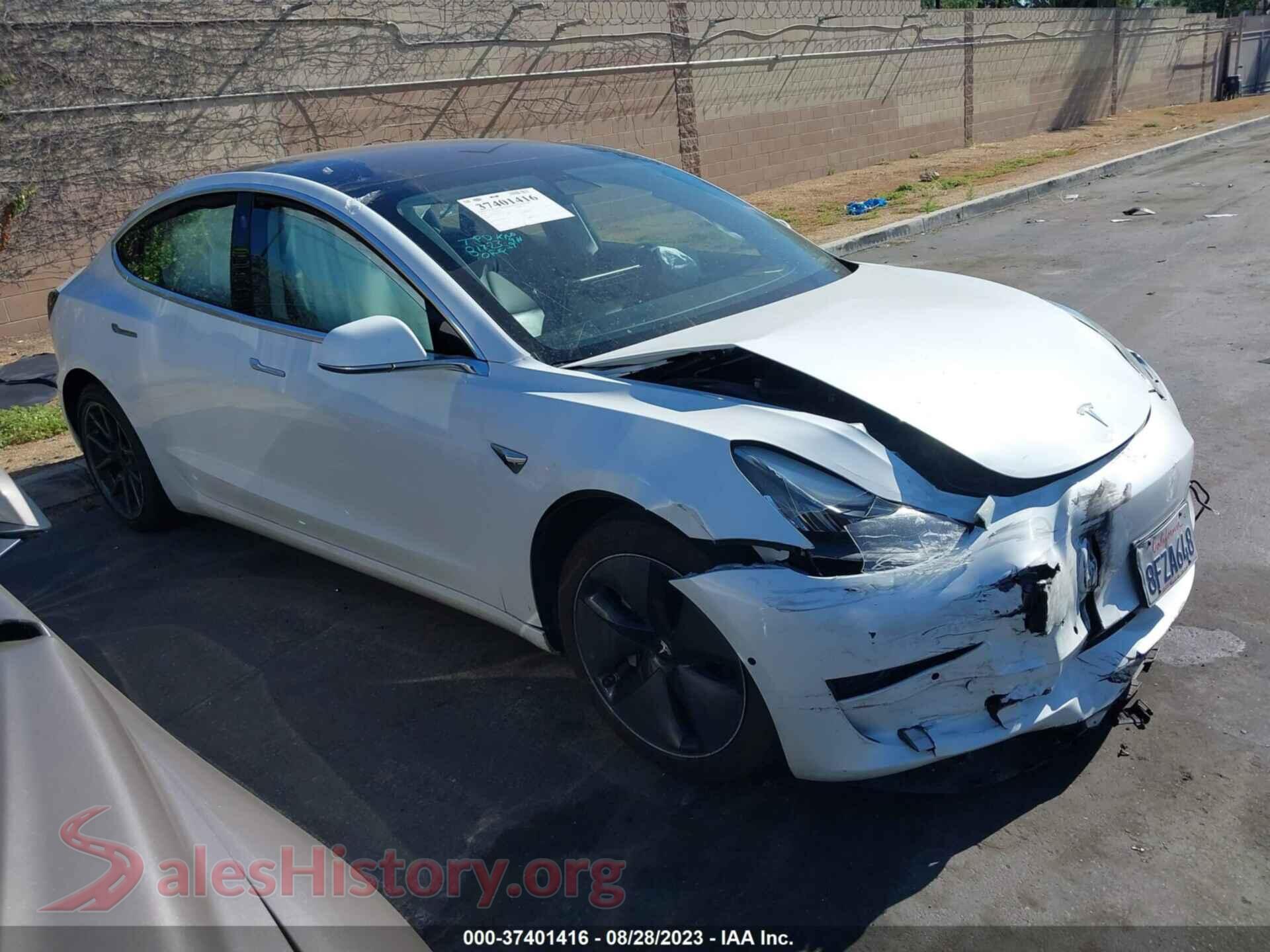2018 TESLA MODEL 3 — VIN 5YJ3E1EA6JF042343